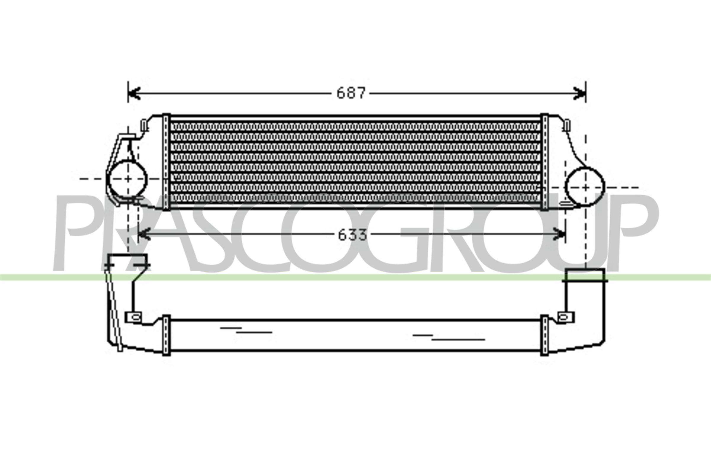 PRASCO BM018N001 Intercooler