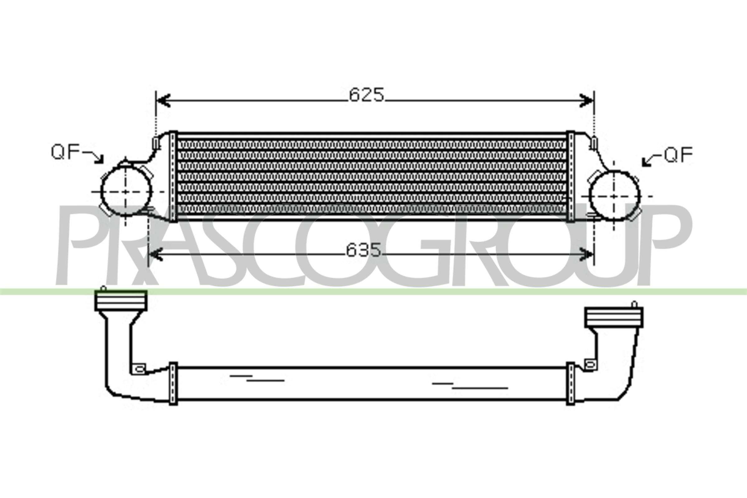 PRASCO BM020N001 Intercooler