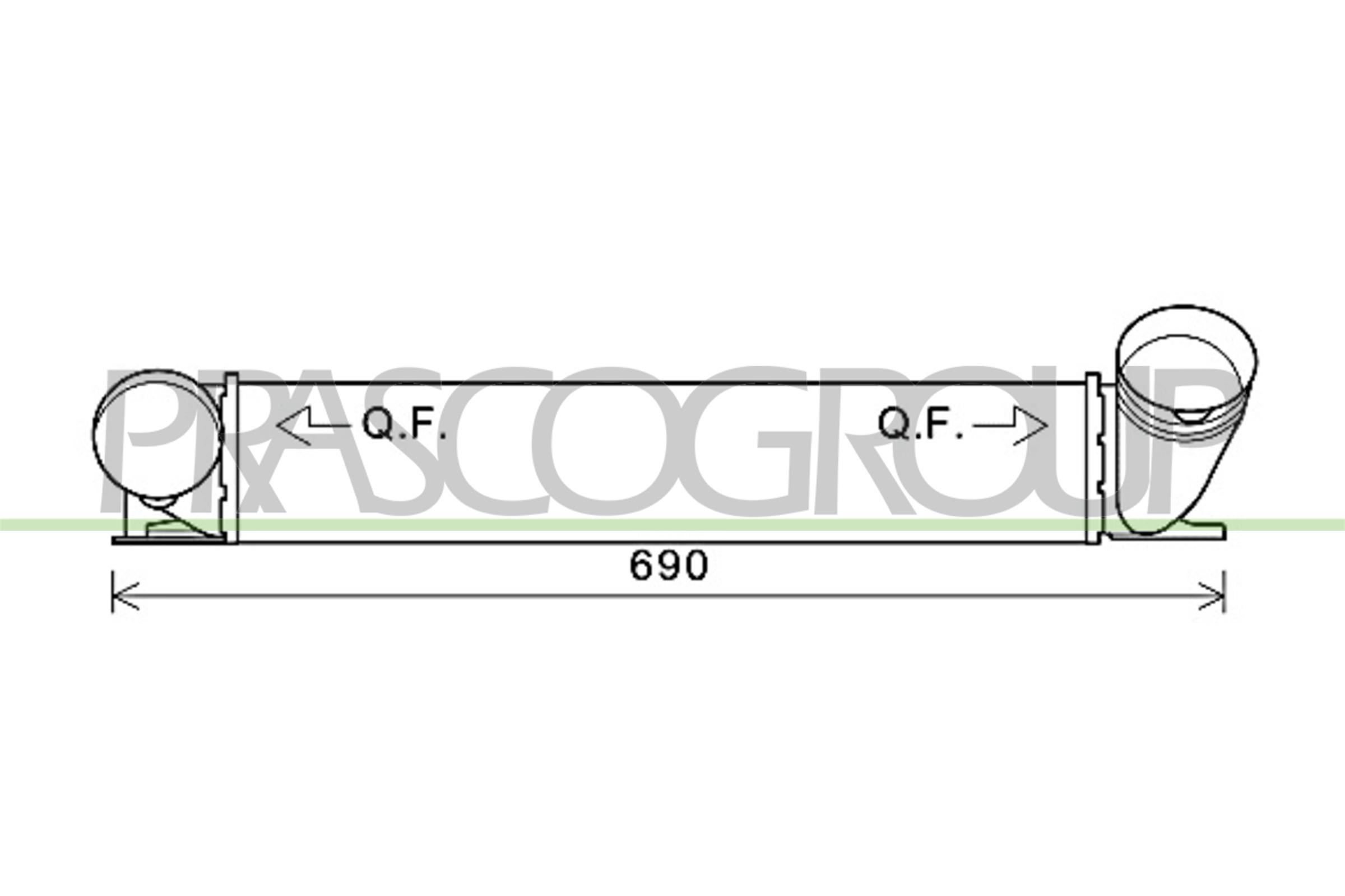 PRASCO BM026N002 Intercooler