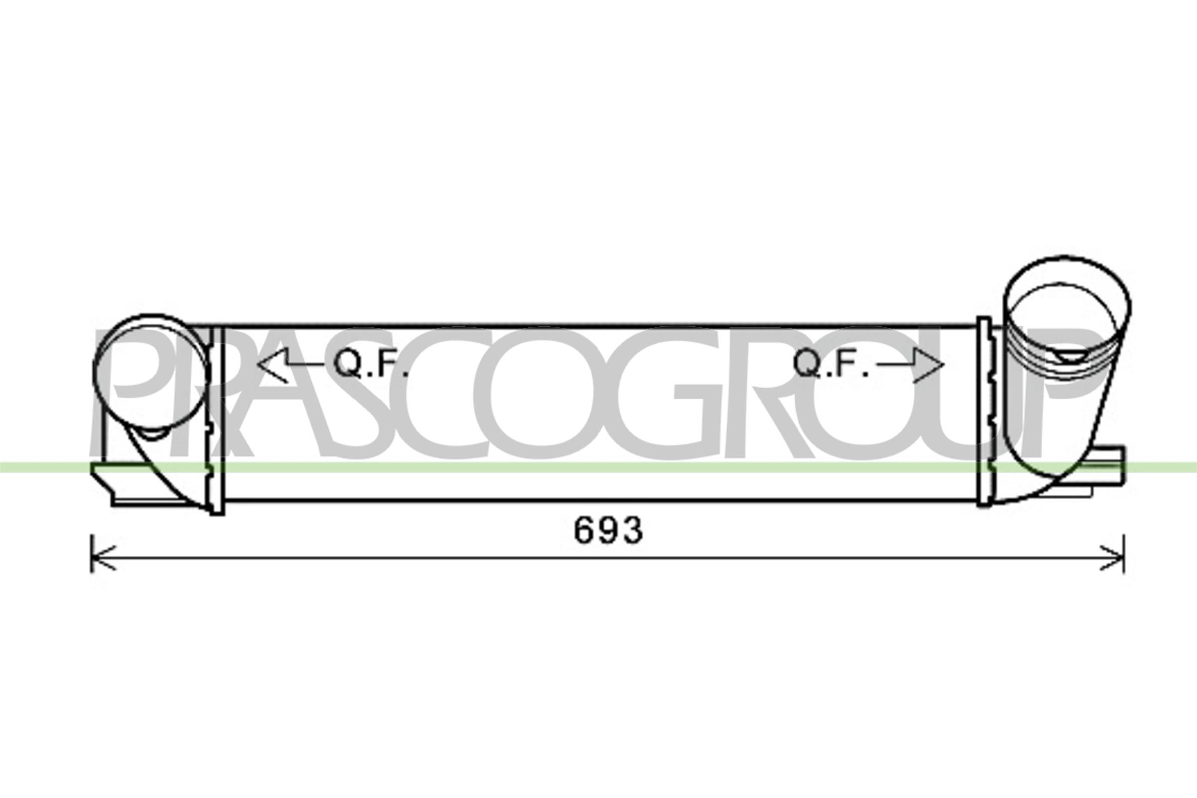 PRASCO BM026N003 Intercooler