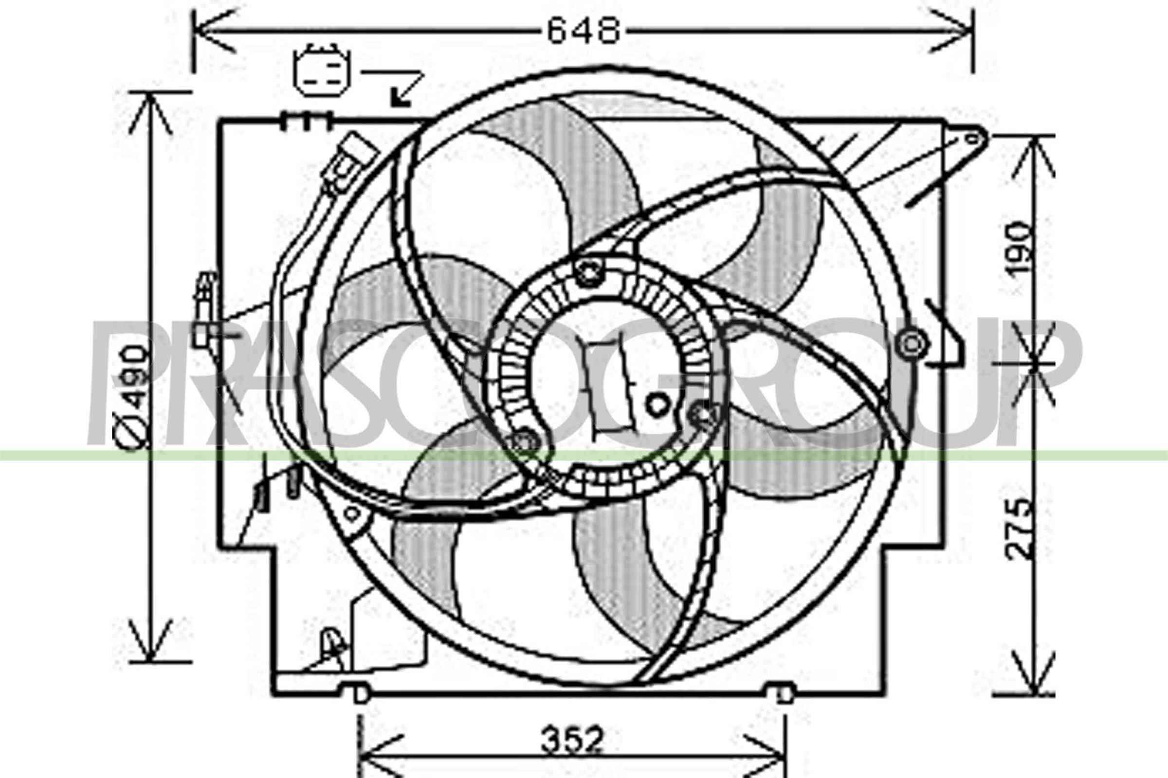 PRASCO BM120F001 Ventola,...