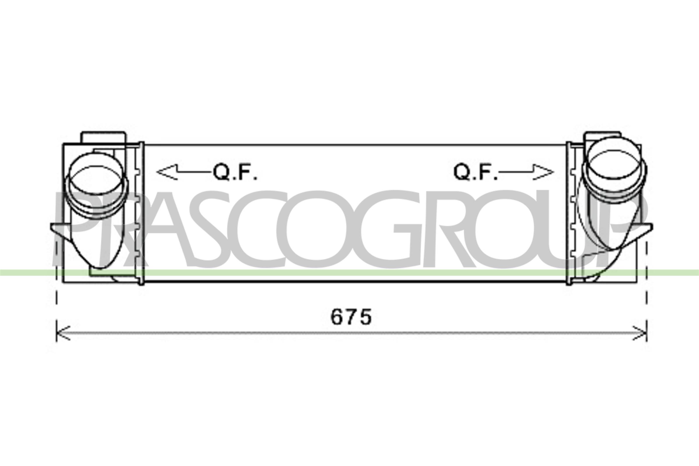 PRASCO BM804N002 Intercooler