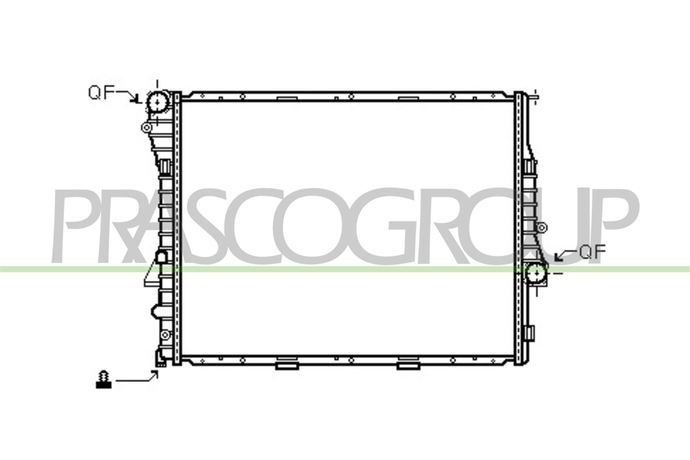PRASCO BM820R004 Radiatore,...