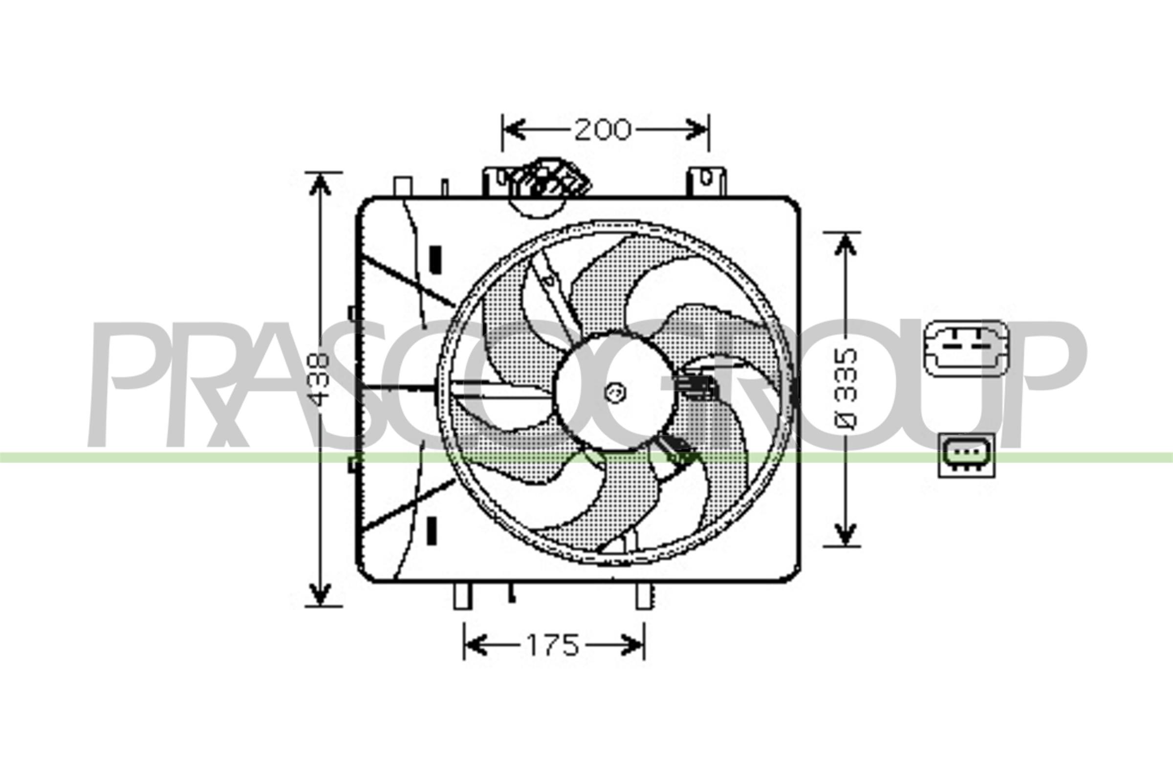 PRASCO CI304F001 Ventola,...