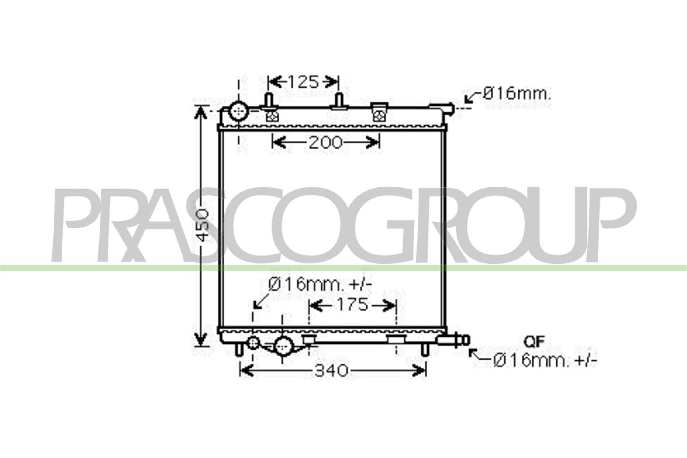 PRASCO CI304R002 Radiatore,...