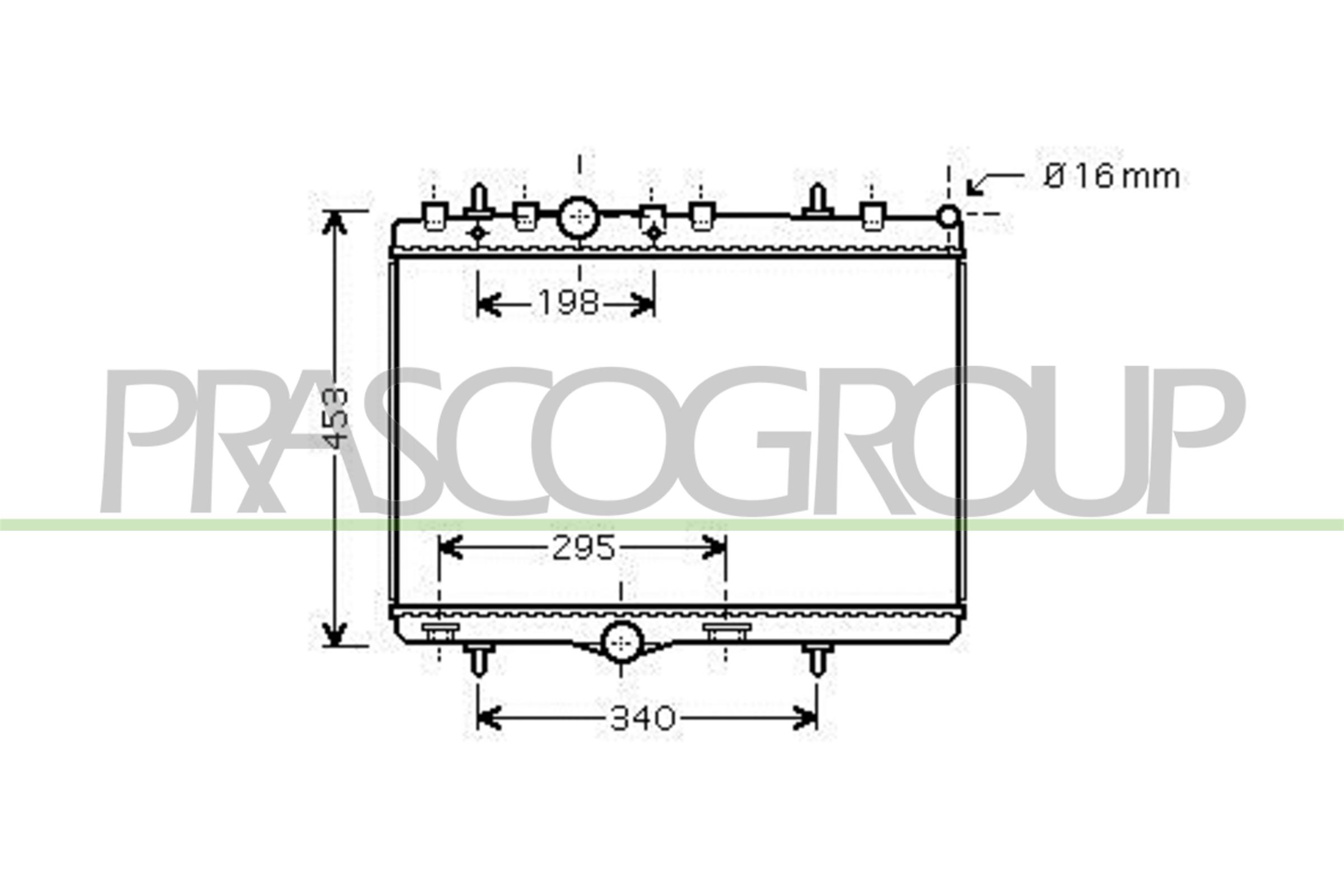 PRASCO CI304R007 Radiatore,...