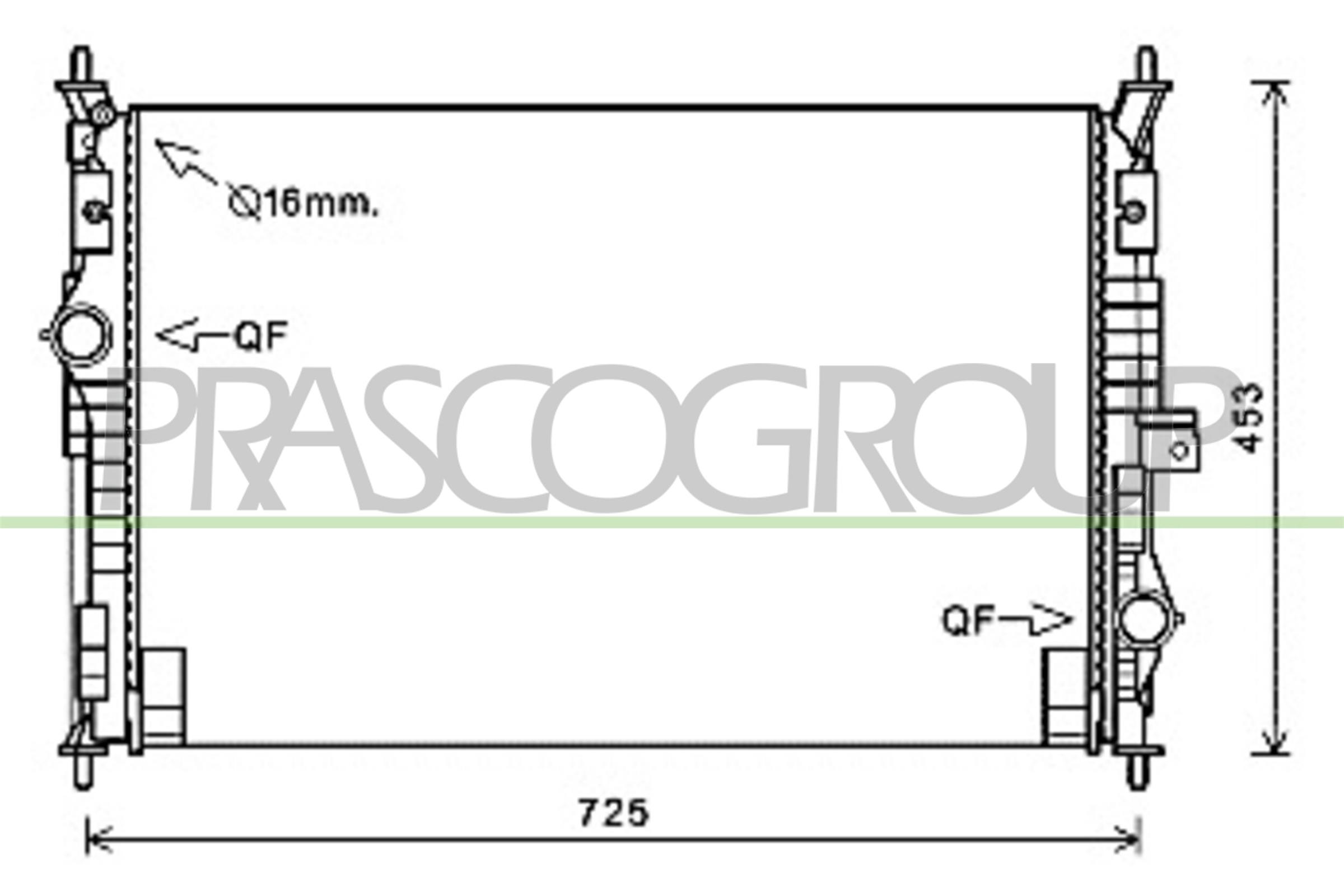 PRASCO CI450R001 Radiatore,...