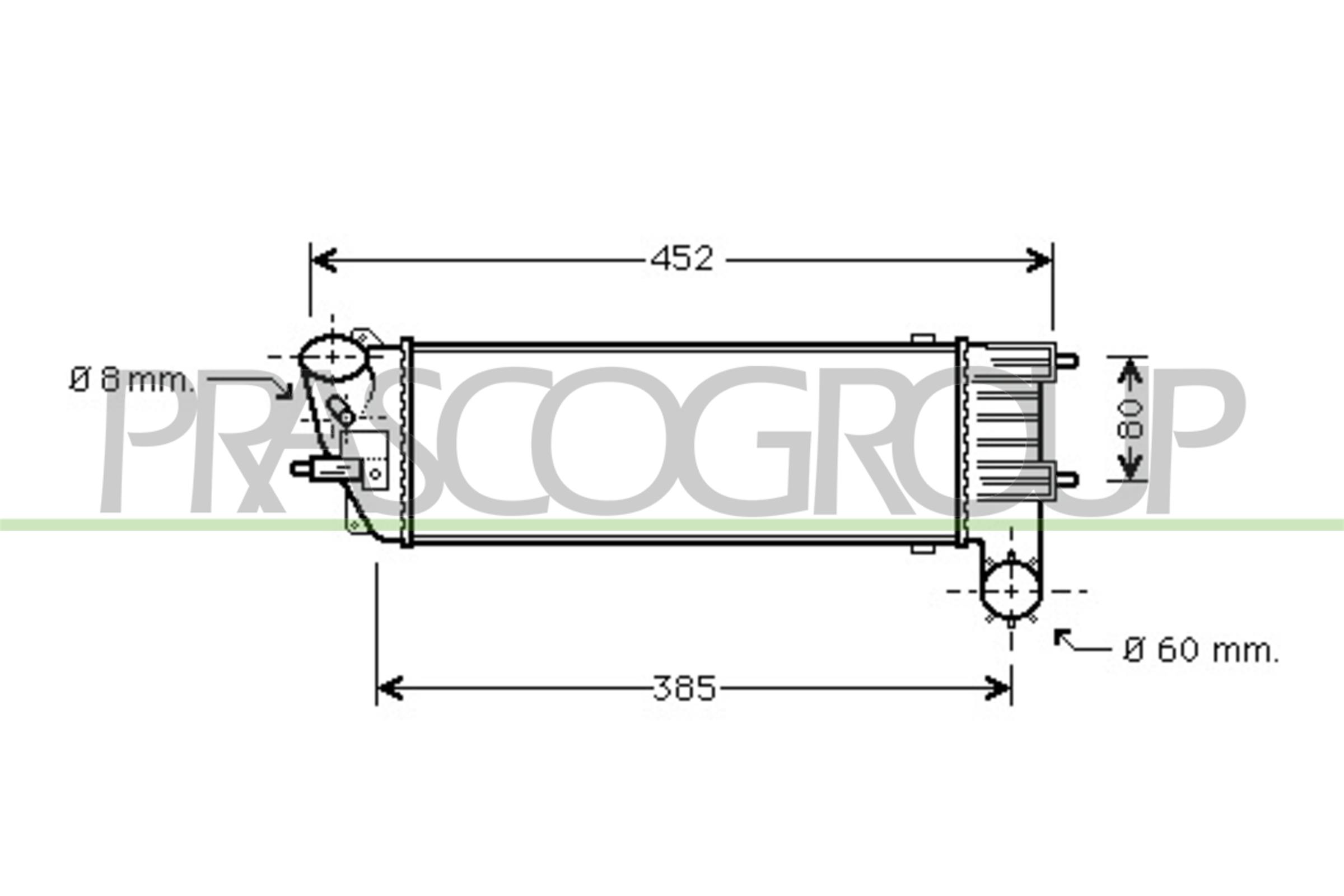 PRASCO CI520N001 Intercooler