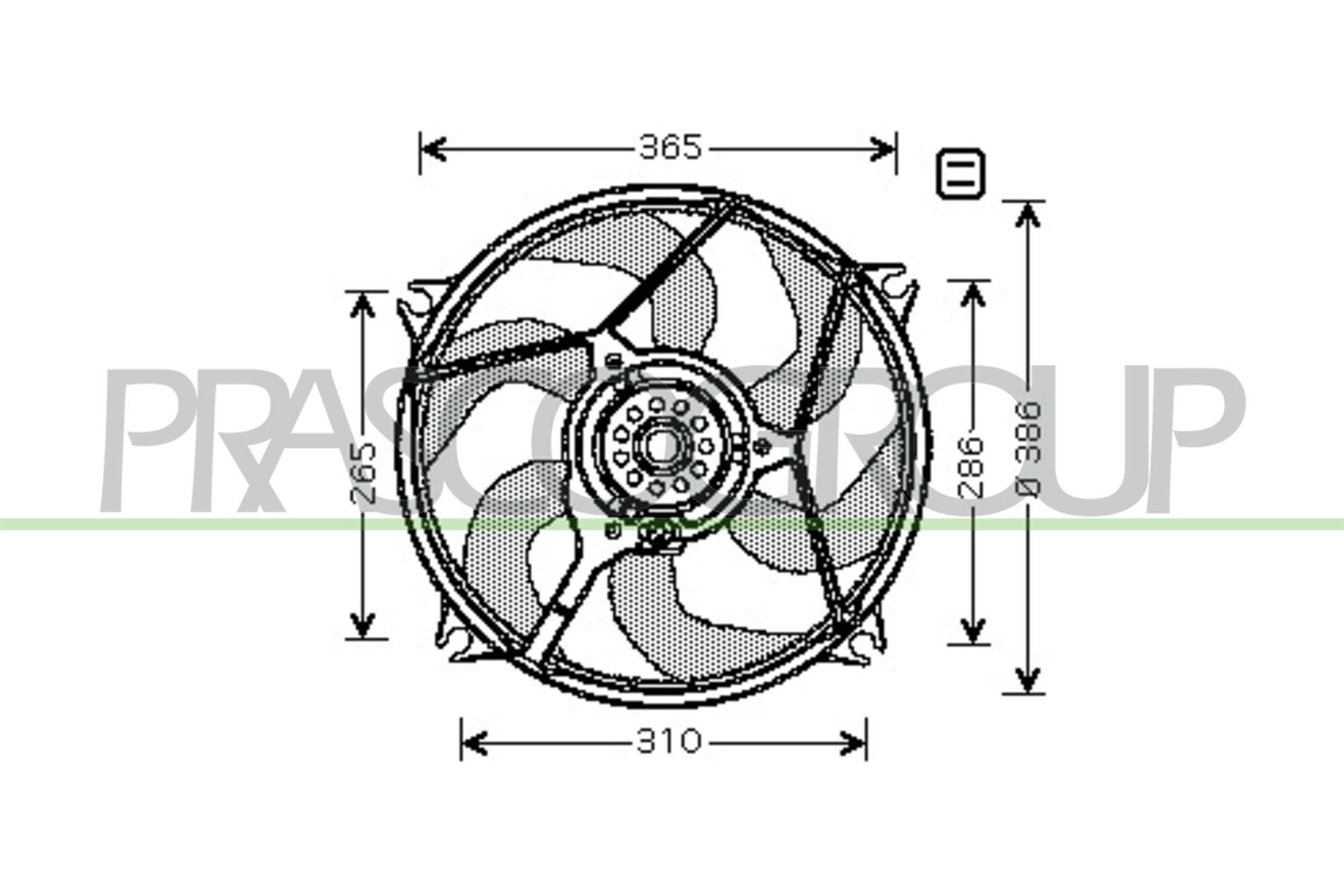 PRASCO CI715F004 Ventola,...