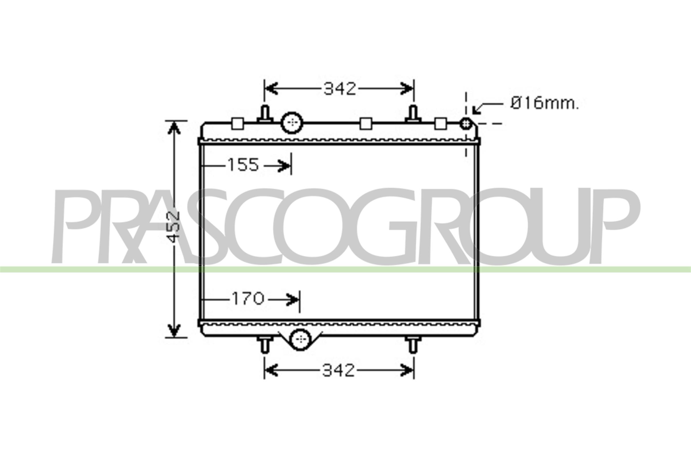 PRASCO CI717R003 Radiatore,...