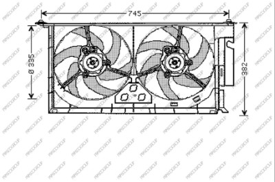 PRASCO CI915F004 Ventola,...