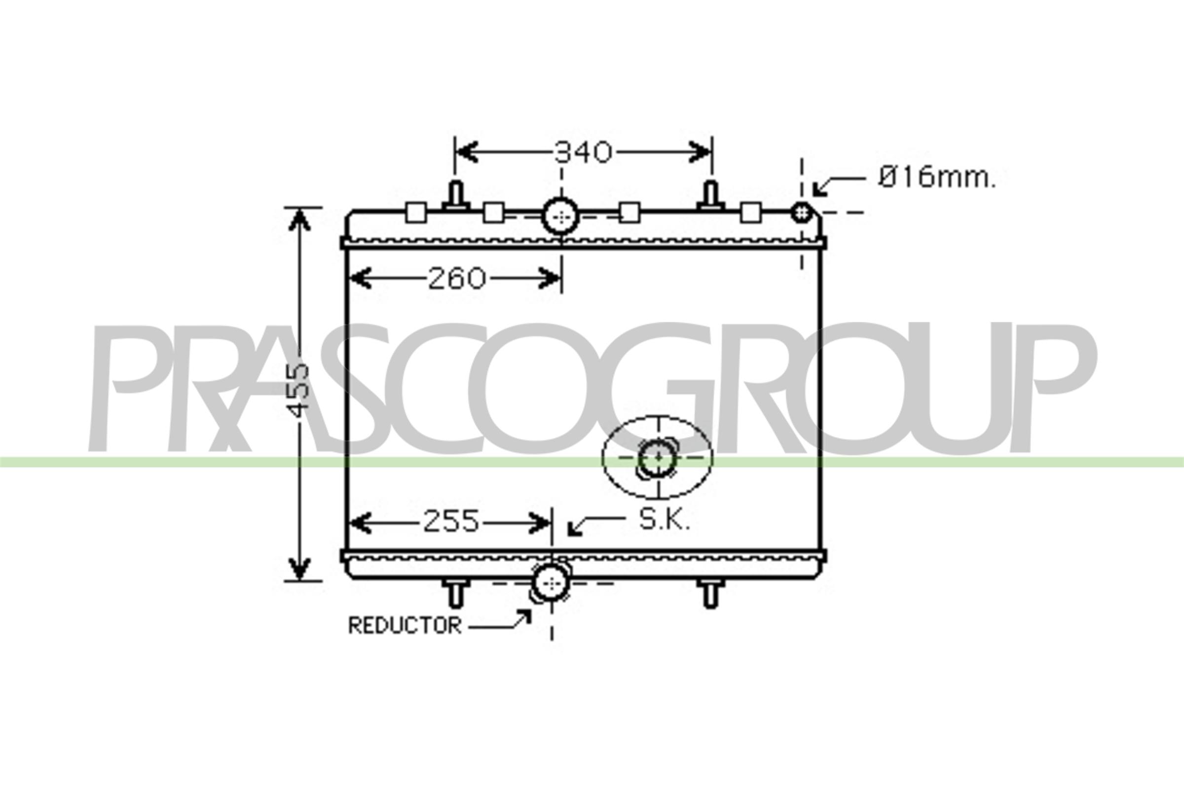 PRASCO CI942R002 Radiatore,...