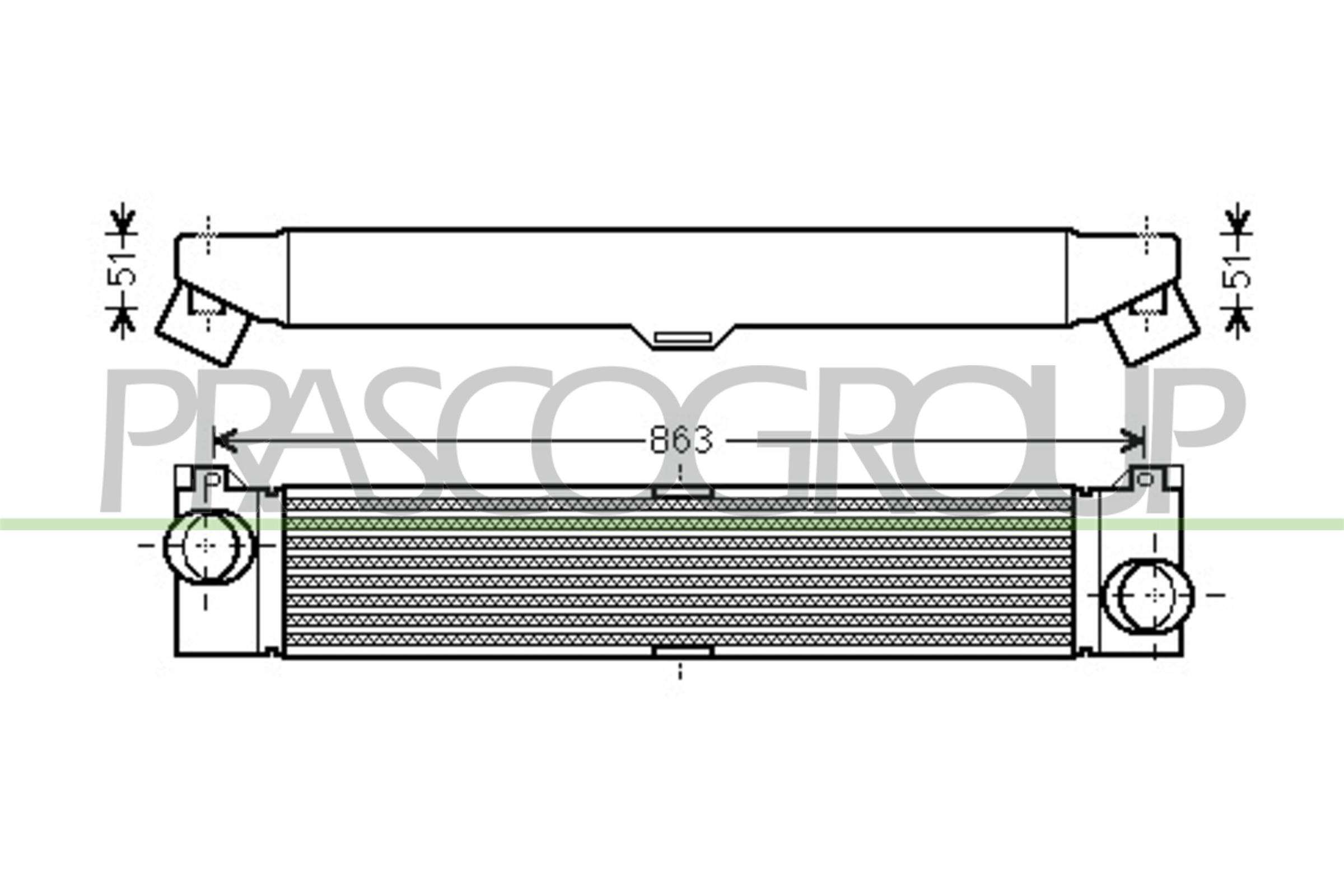 PRASCO CI954N001 Intercooler