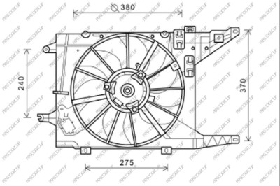 PRASCO DA220F002 Ventola,...