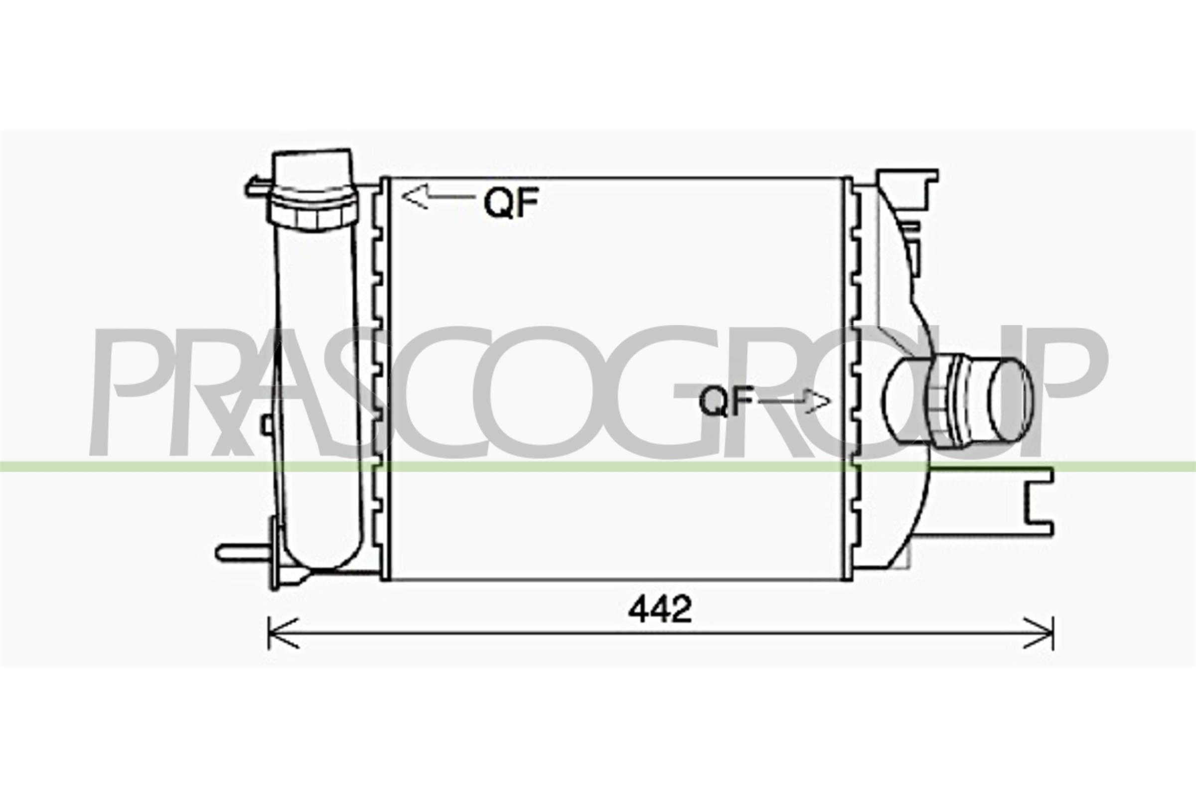 PRASCO DA226N001 Intercooler