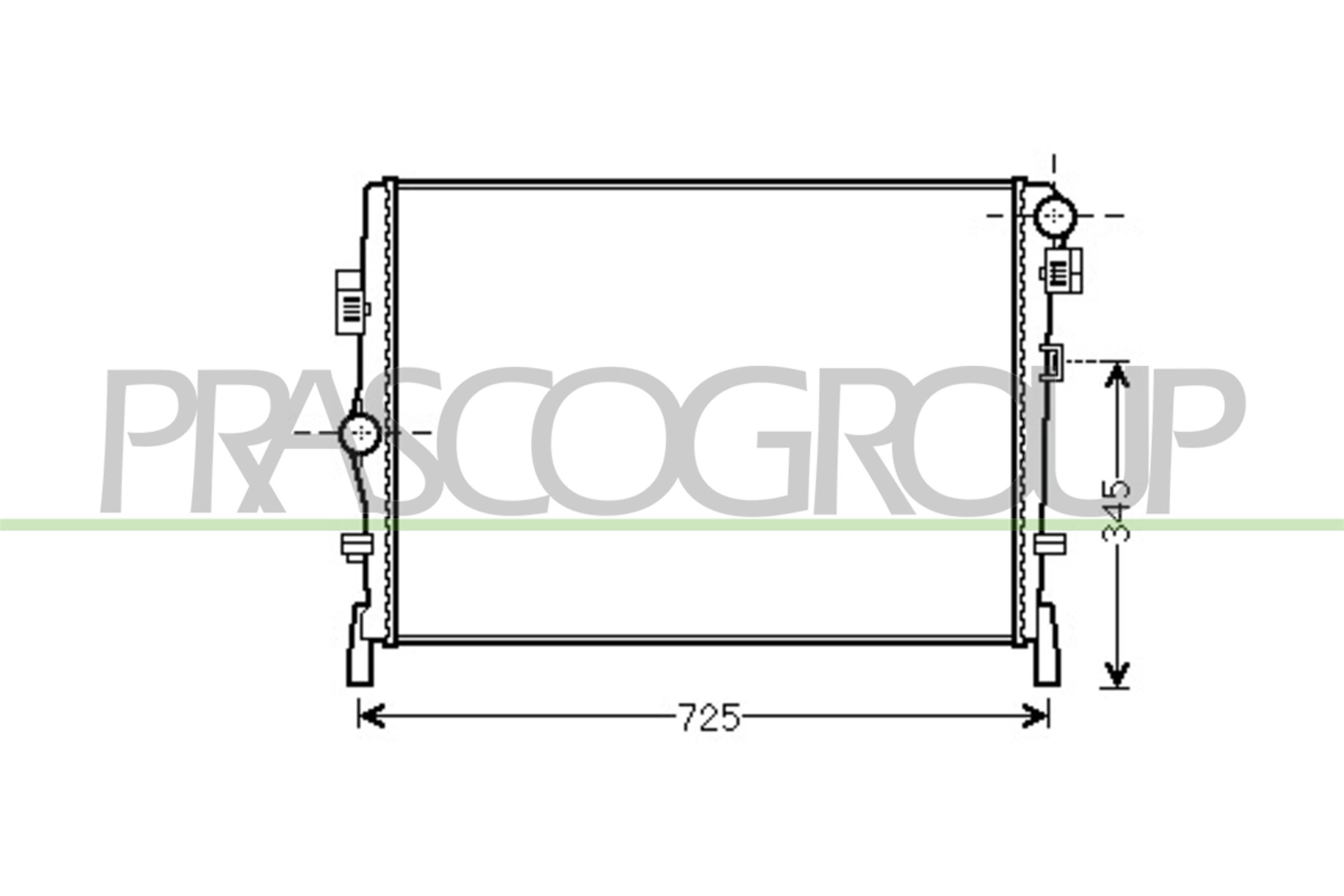 PRASCO DG815R001 Radiatore,...