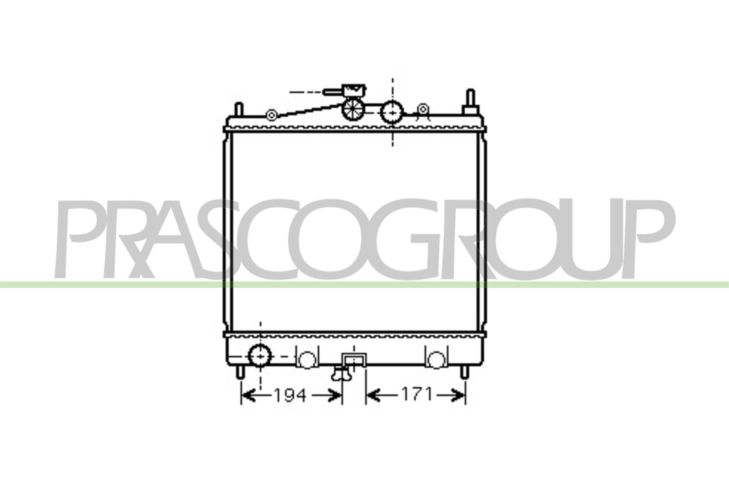 PRASCO DS011R009 Radiatore,...