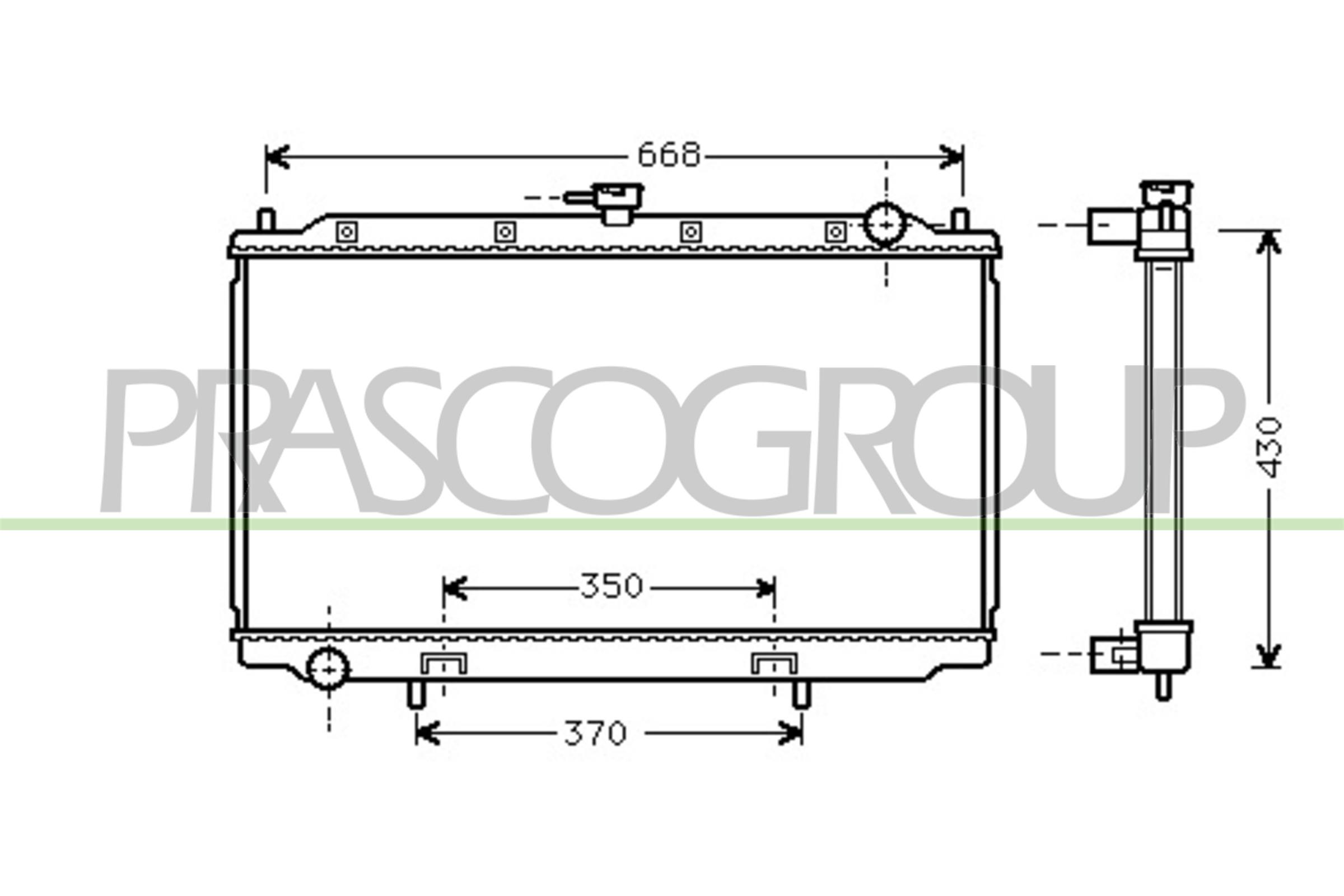 PRASCO DS175R001 Radiatore,...