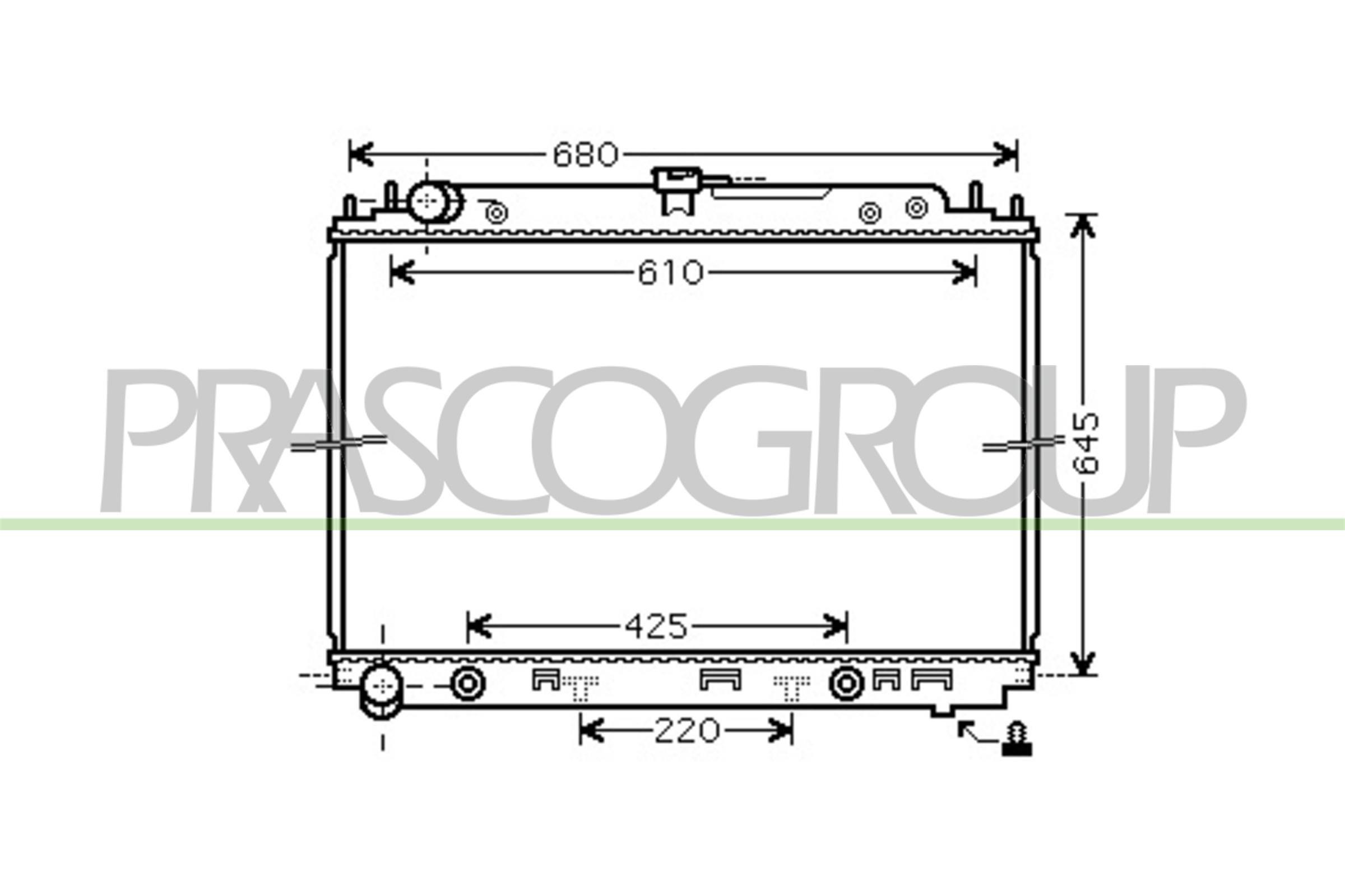 PRASCO DS814R002 Radiatore,...