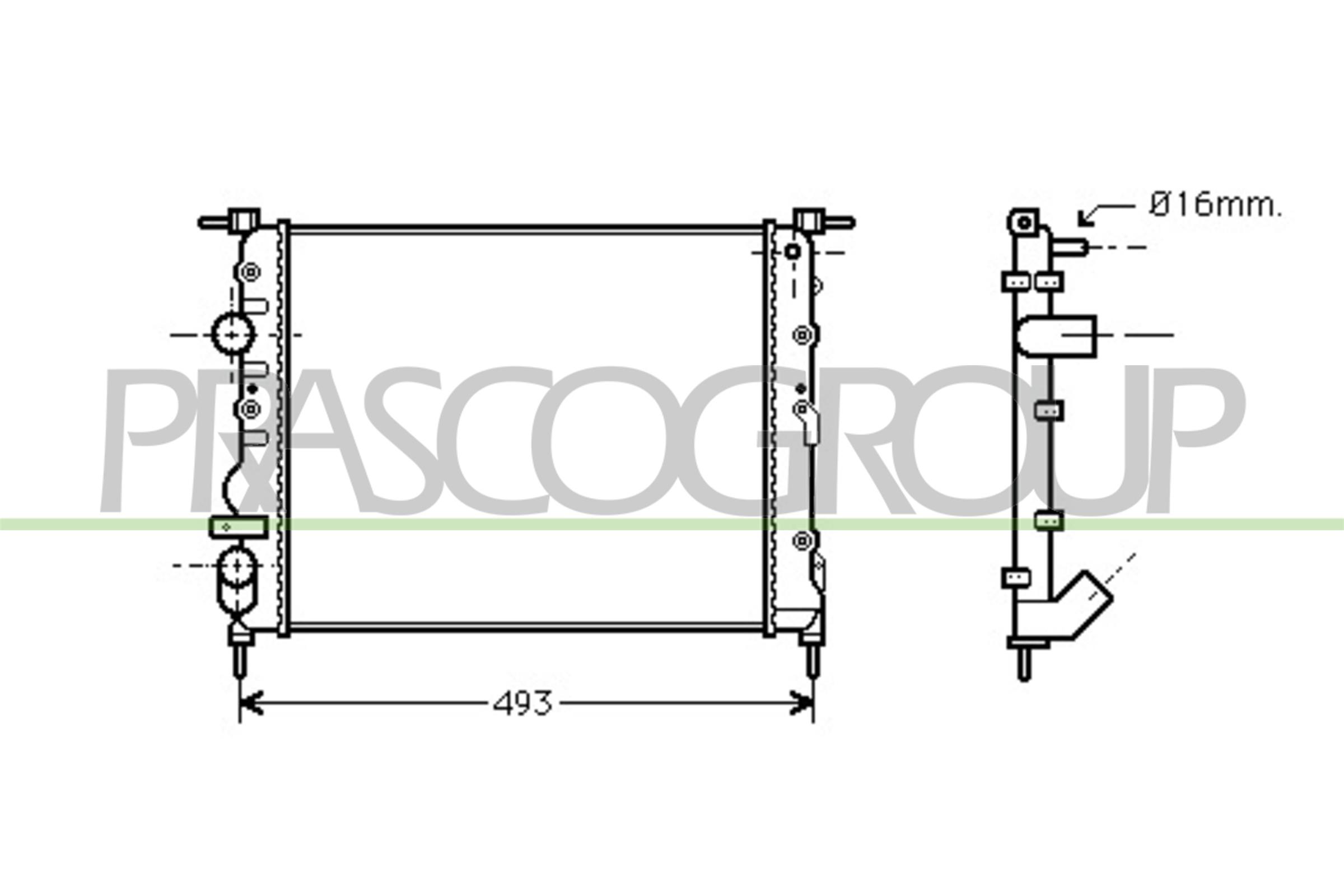 PRASCO DS917R004 Radiatore,...