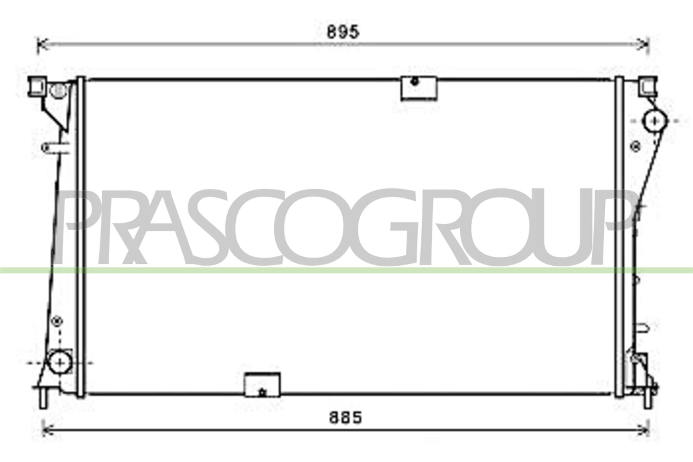 PRASCO DS952R005 Radiatore,...