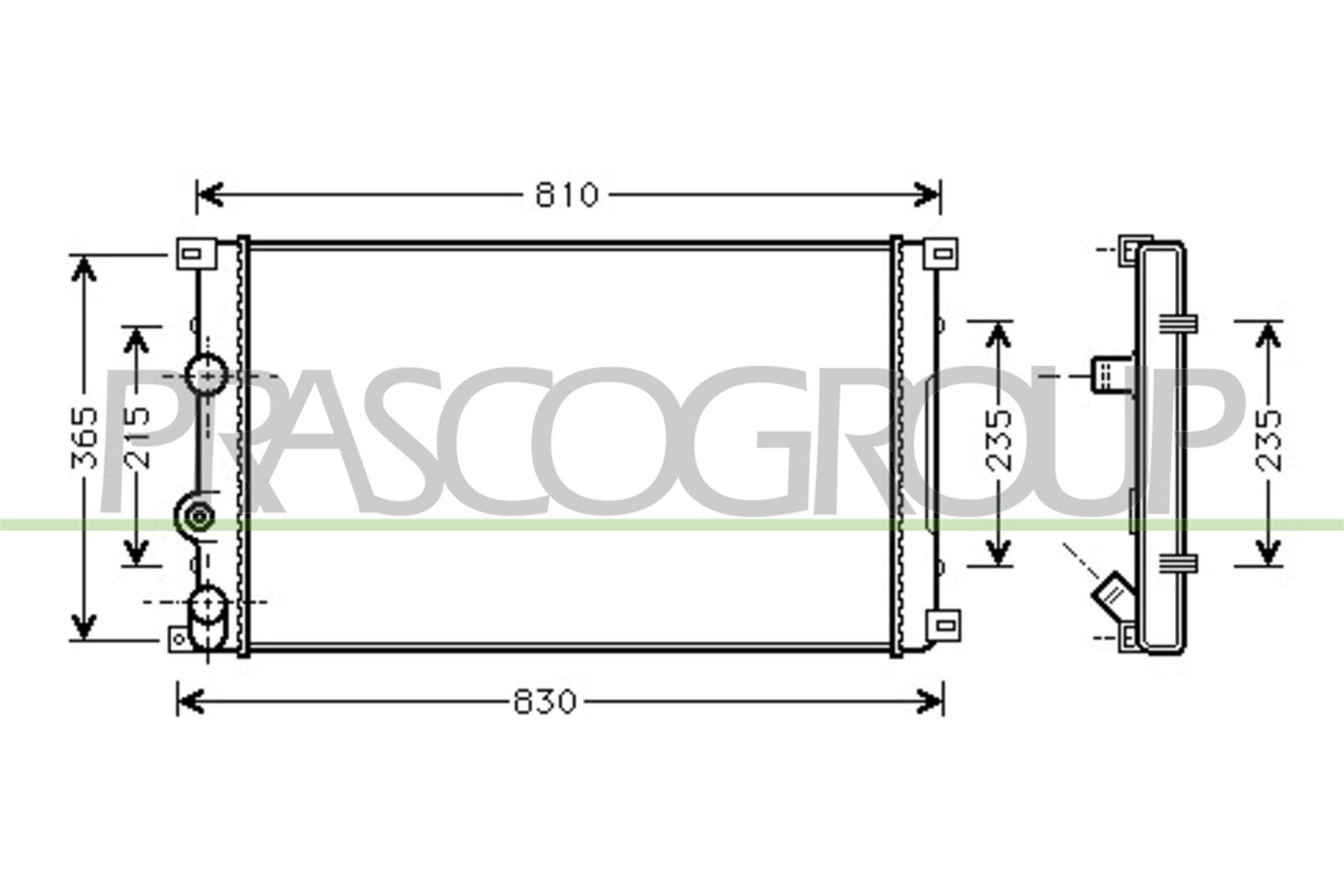 PRASCO DS958R004 Radiatore,...