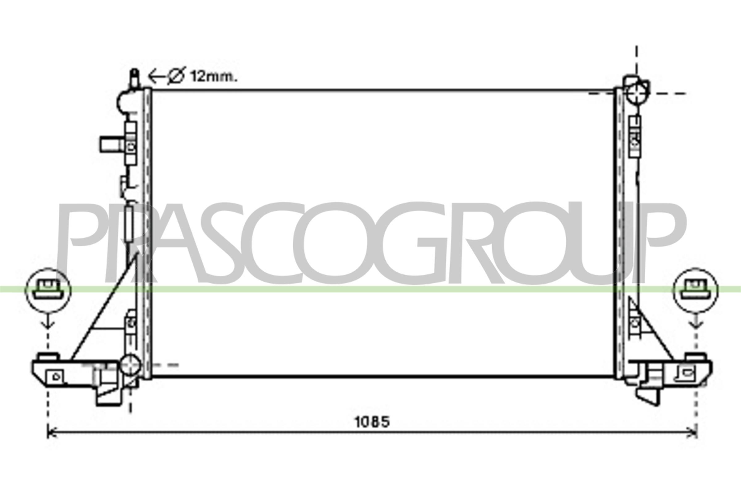 PRASCO DS962R003 Radiatore,...