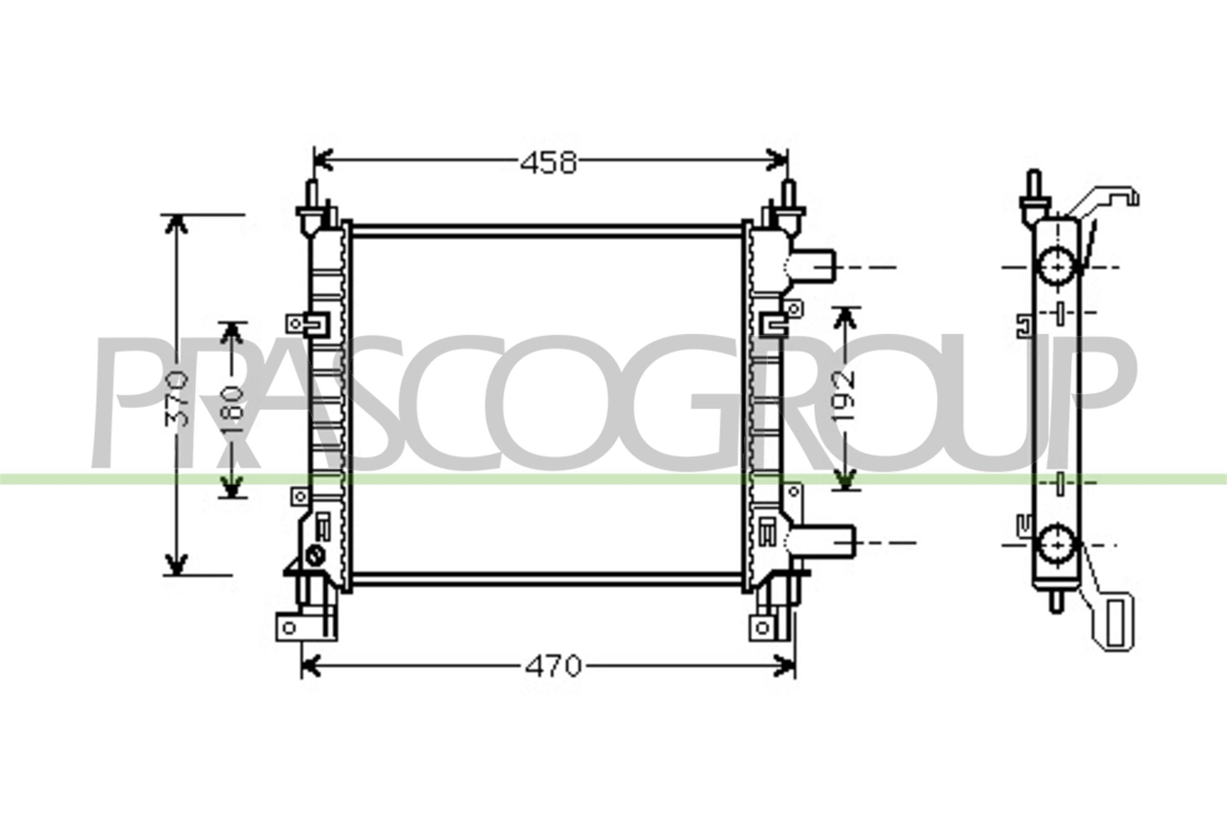 PRASCO FD006R002 Radiatore,...