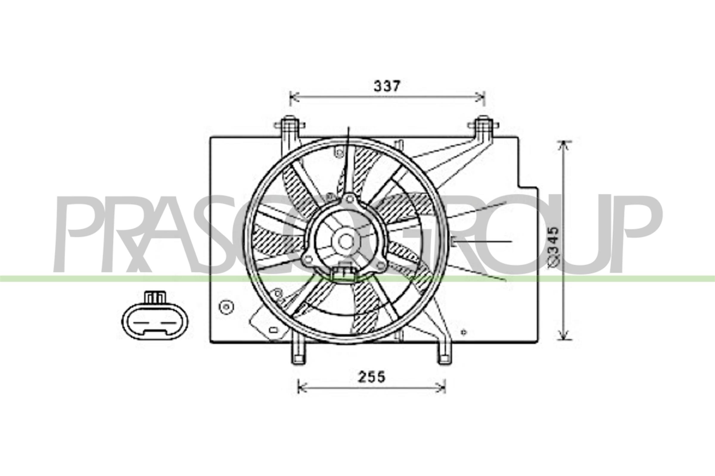 PRASCO FD344F003 Ventola,...