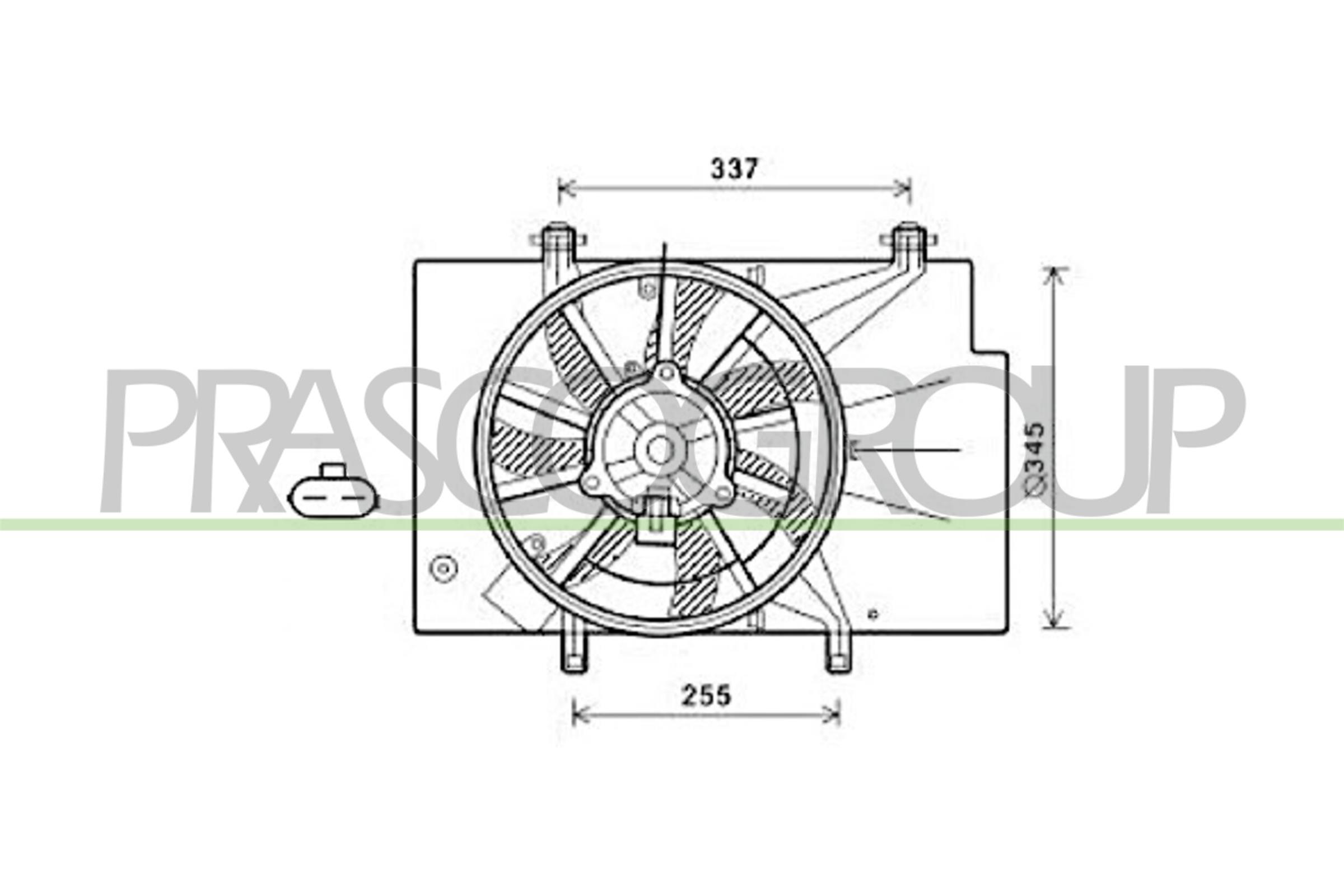 PRASCO FD344F004 Ventola,...