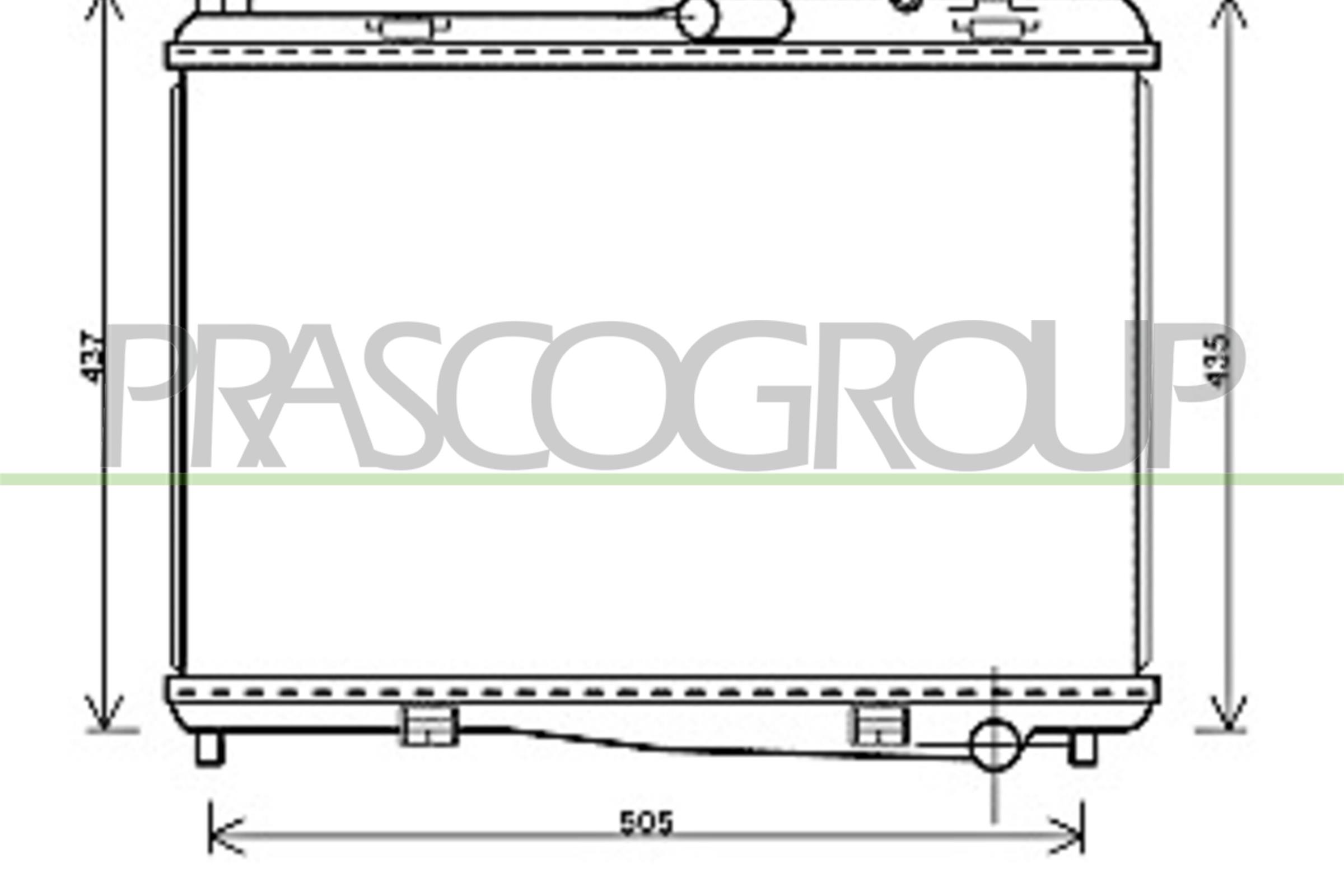 PRASCO FD346R002 Radiatore,...