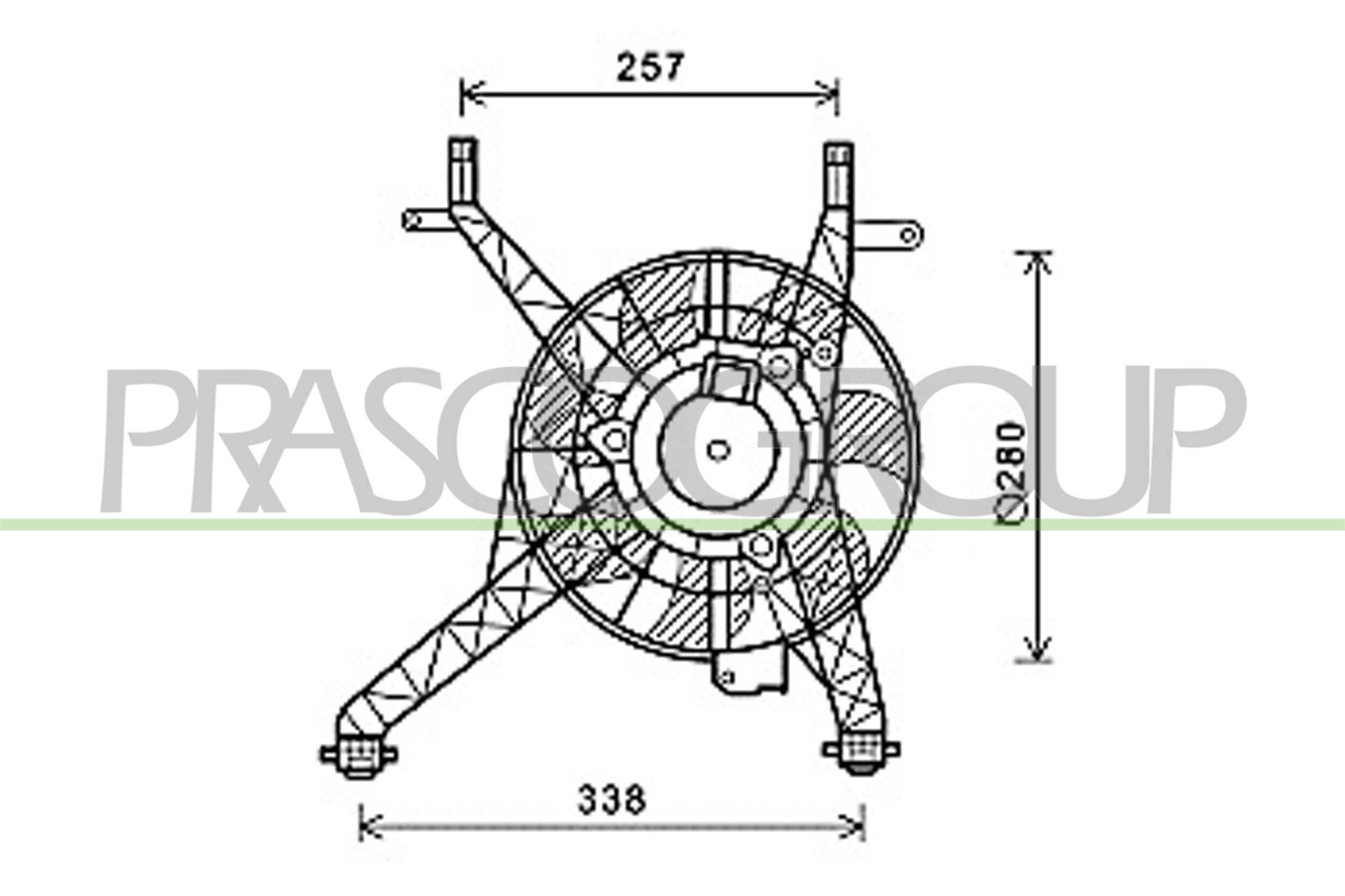 PRASCO FD602F002 Ventola,...