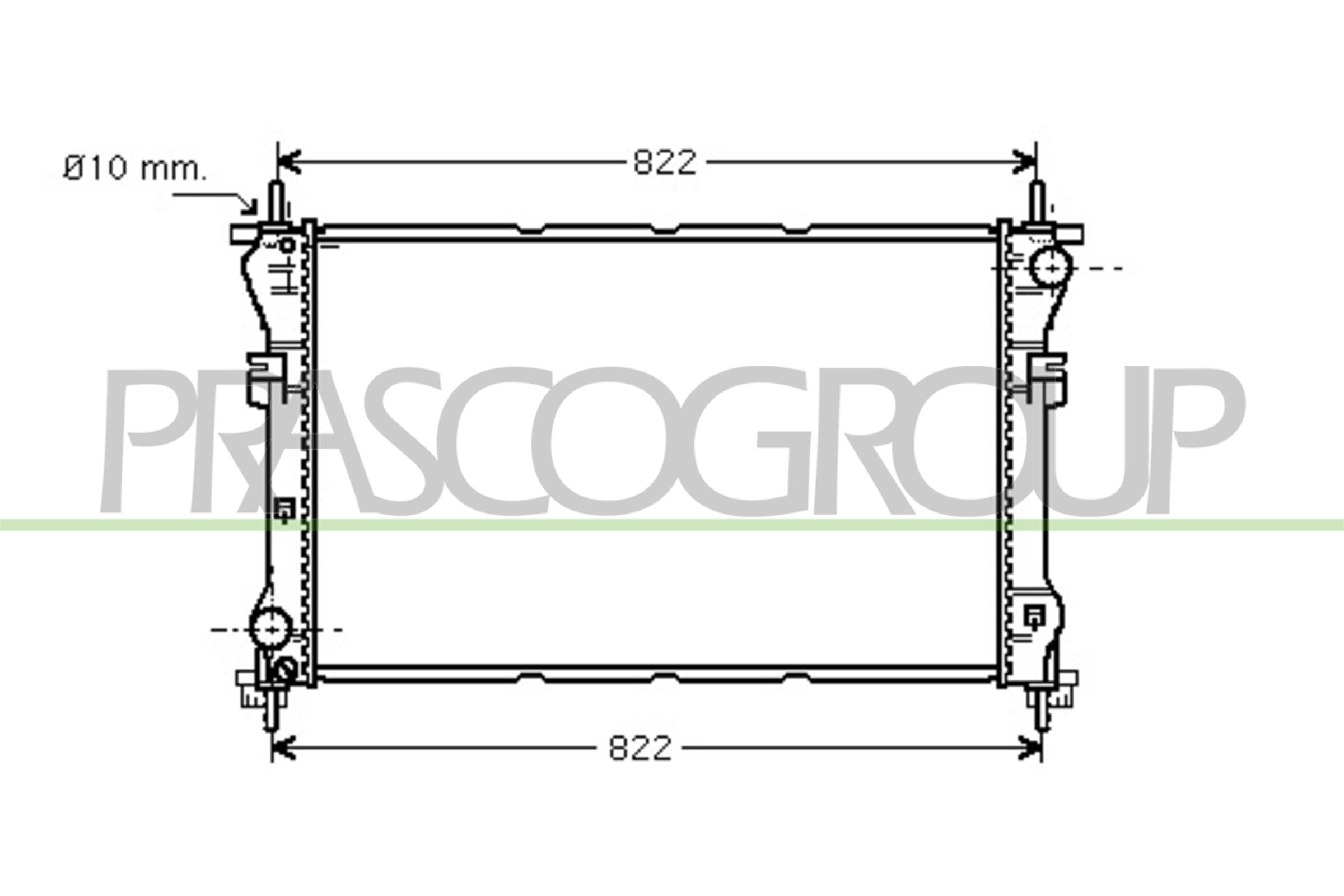 PRASCO FD910R001 Radiatore,...
