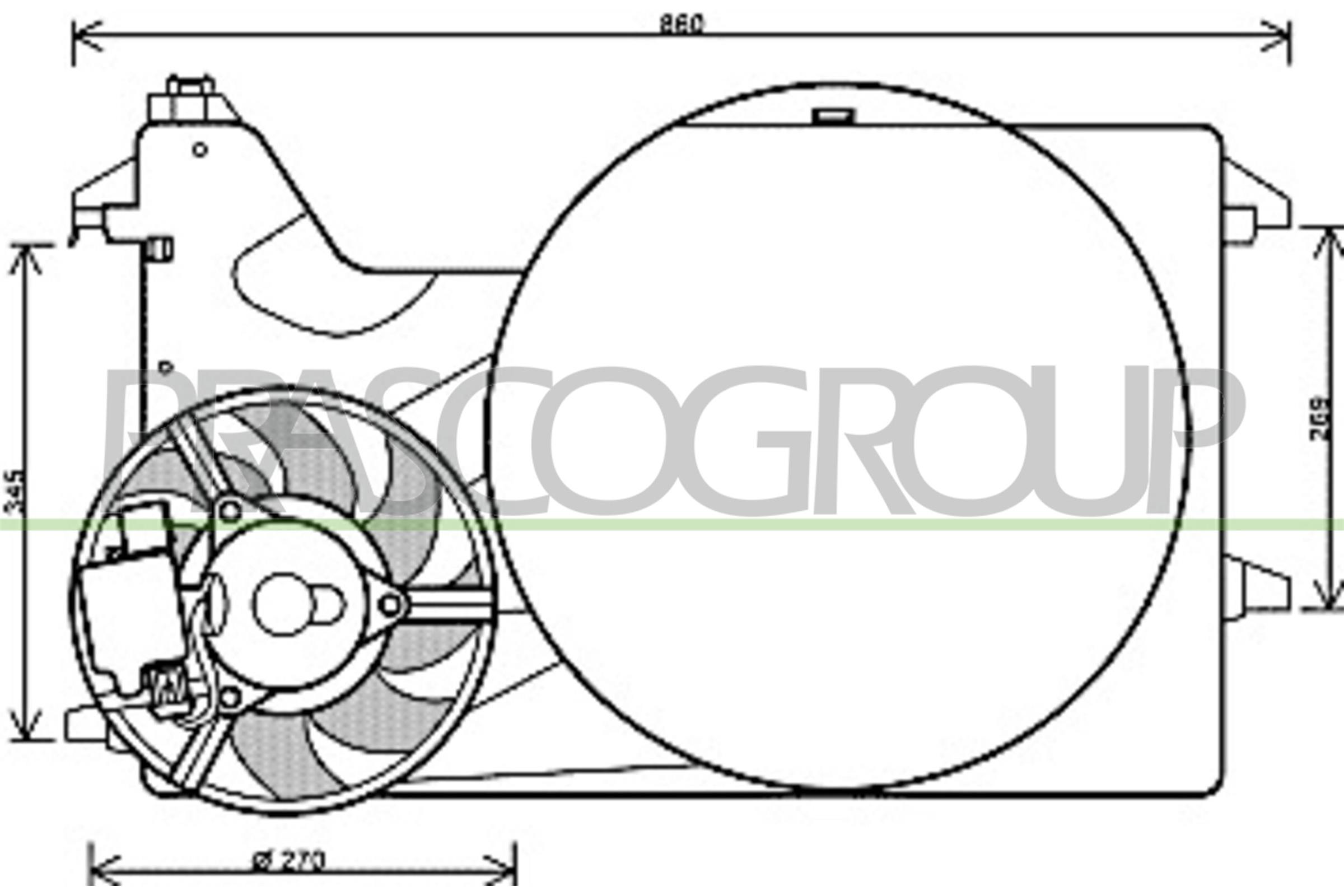 PRASCO FD912F002 Ventola,...