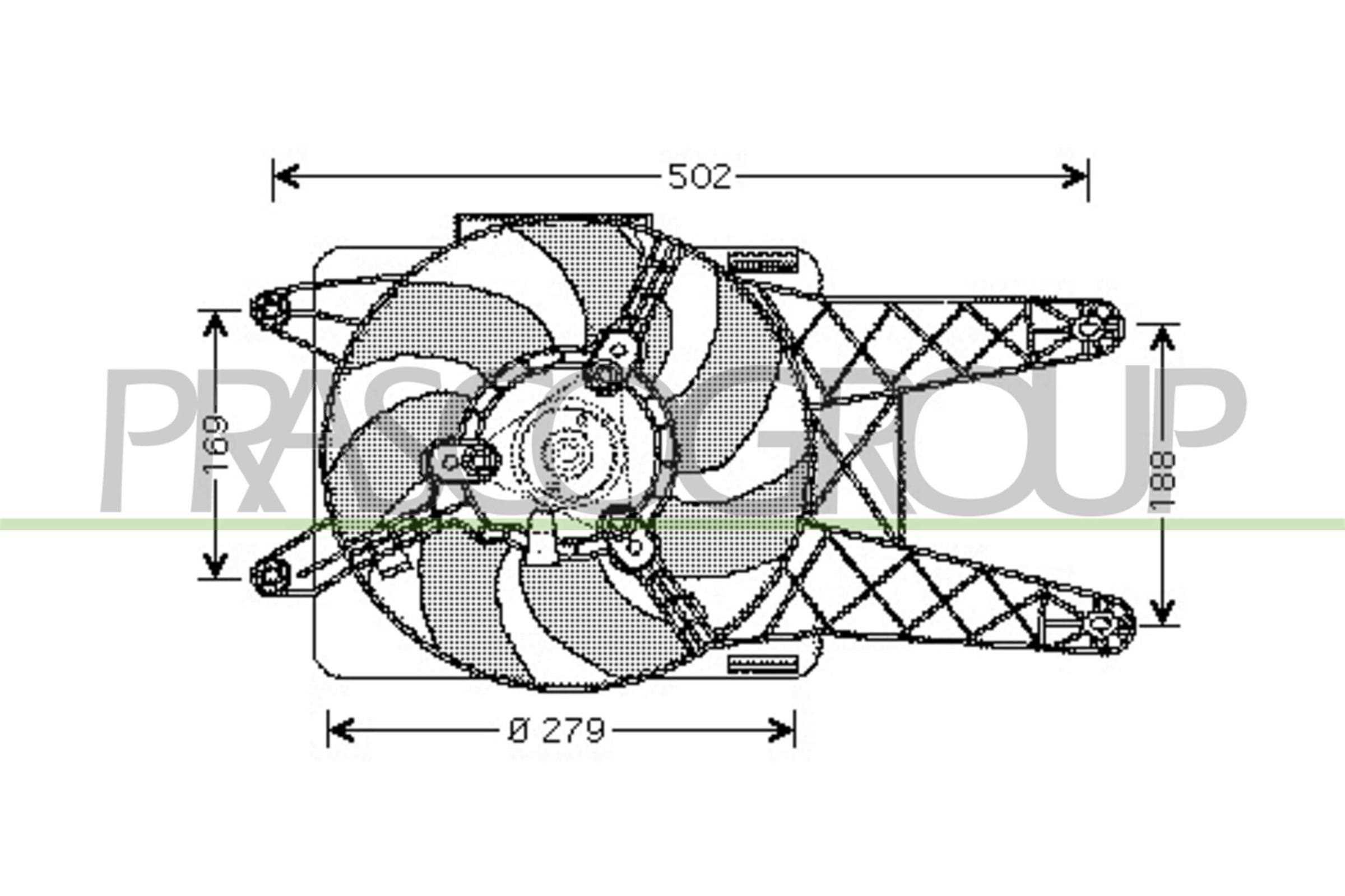 PRASCO FT020F001 Ventola,...