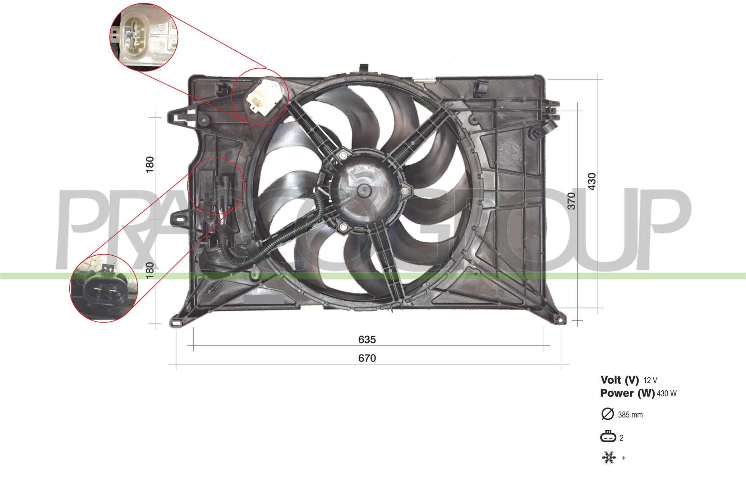 PRASCO FT060F001 Ventola,...