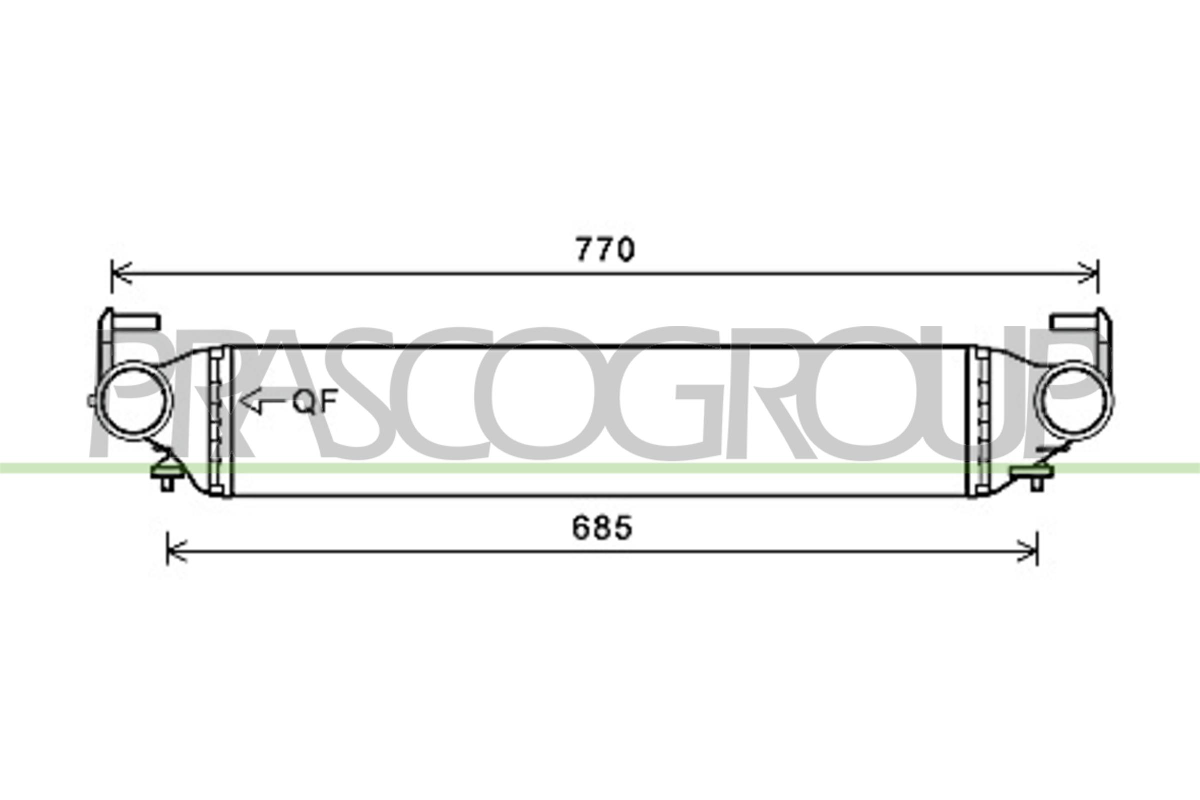 PRASCO FT060N001 Intercooler