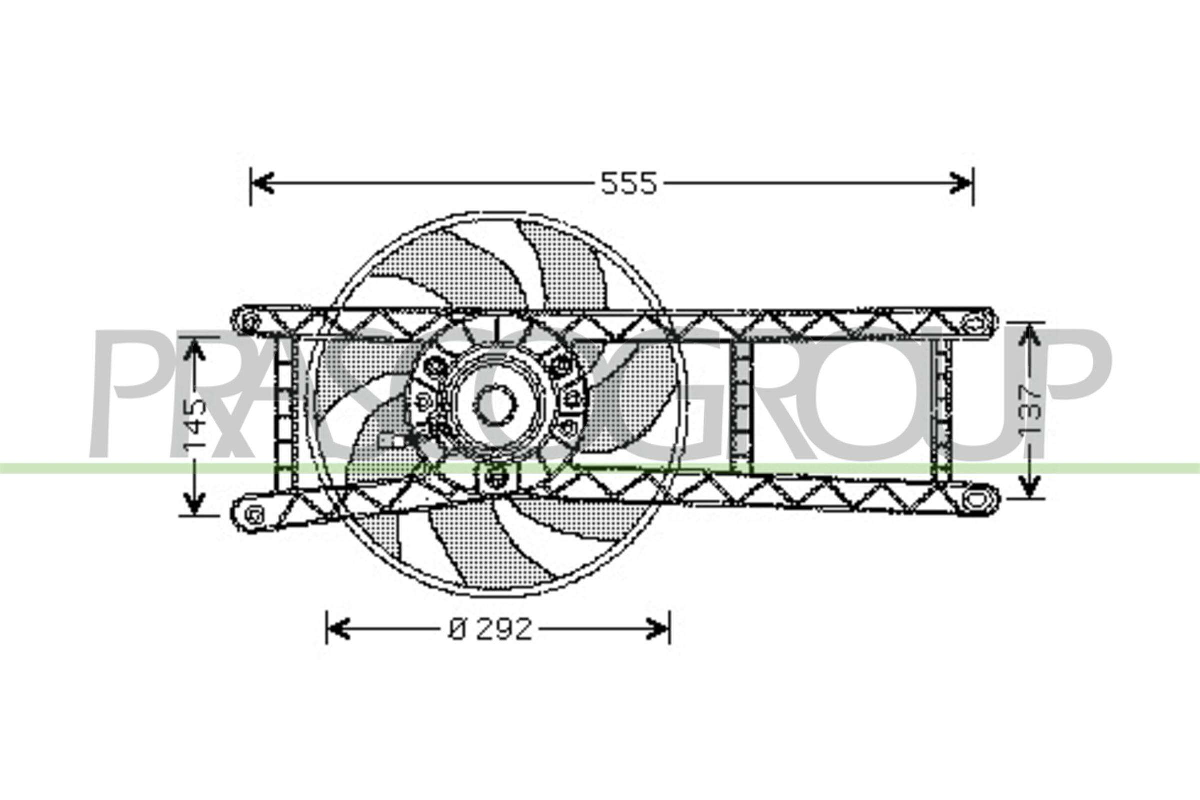 PRASCO FT122F001 Ventola,...