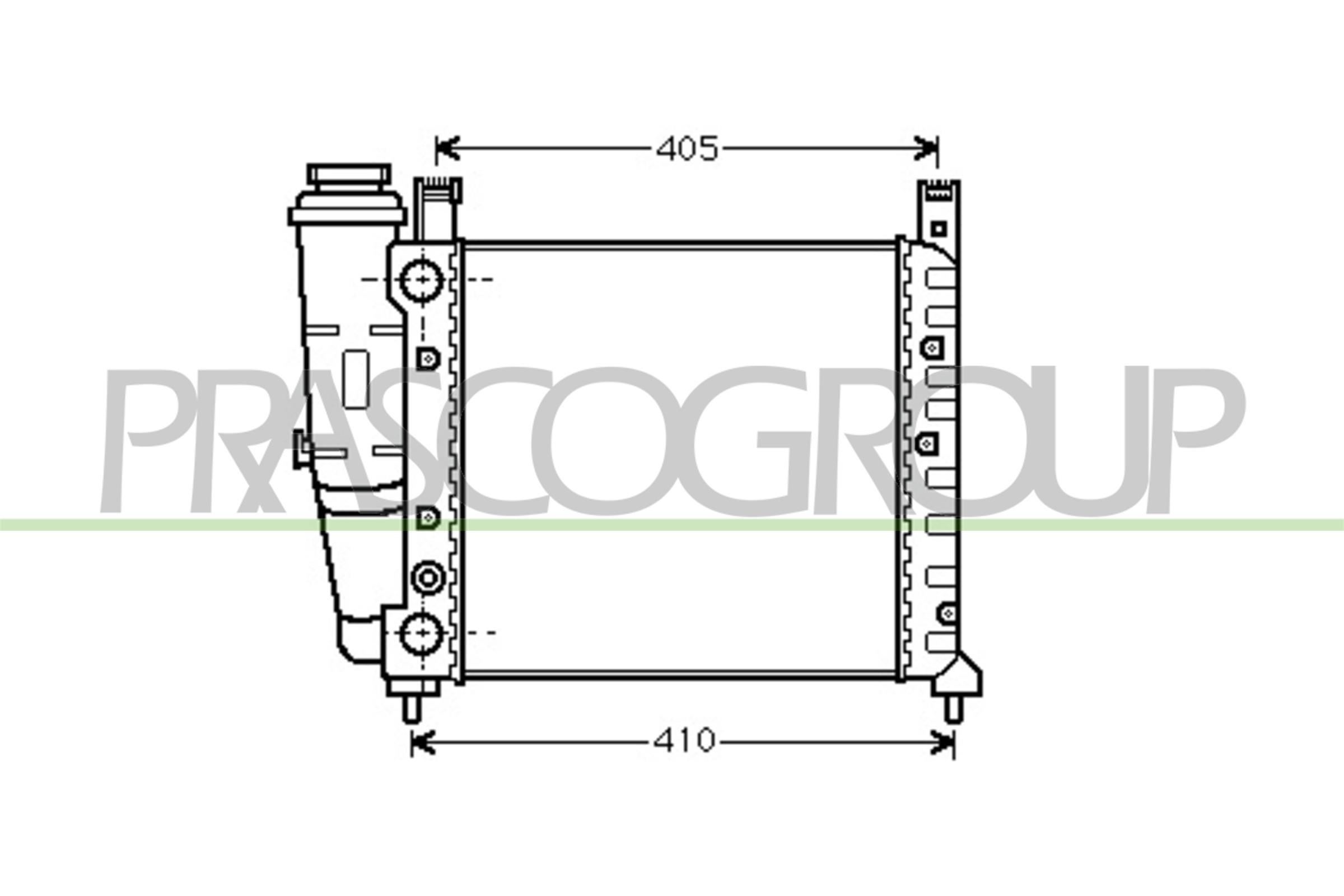 PRASCO FT127R009 Radiatore,...