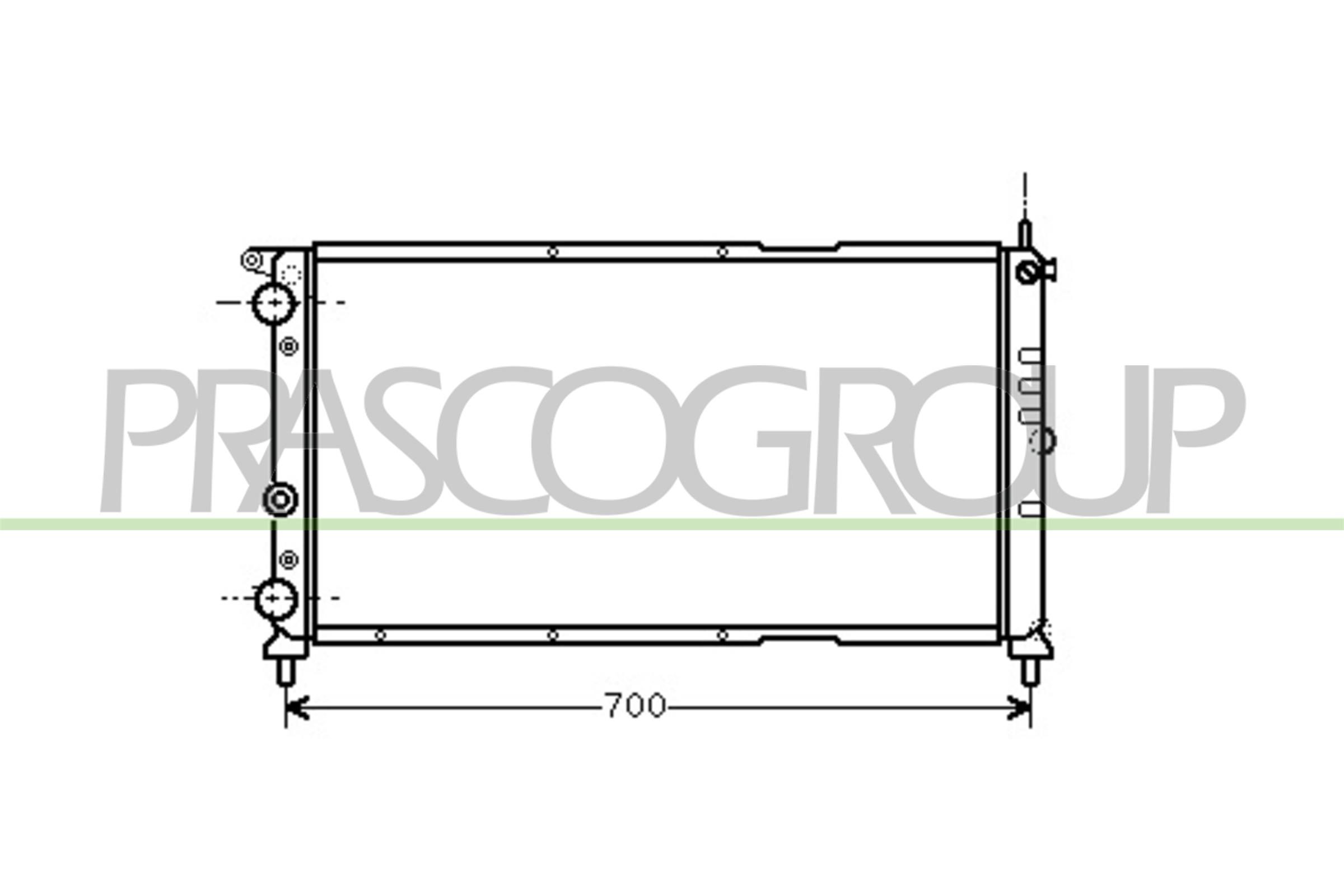 PRASCO FT132R006 Radiatore,...