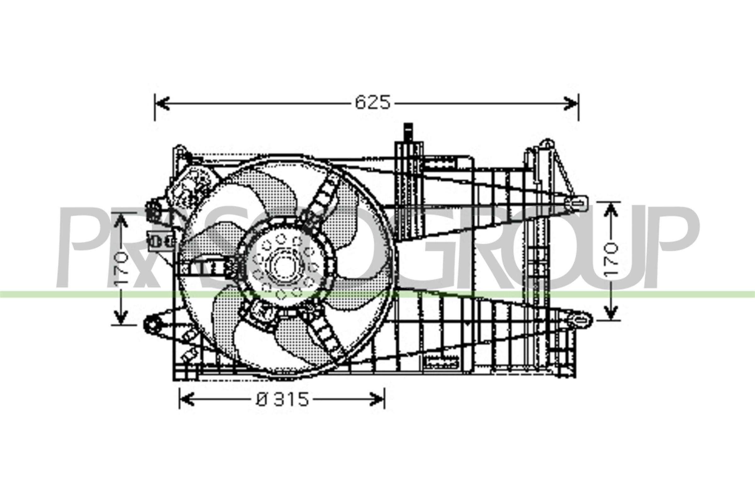 PRASCO FT133F007 Ventola,...