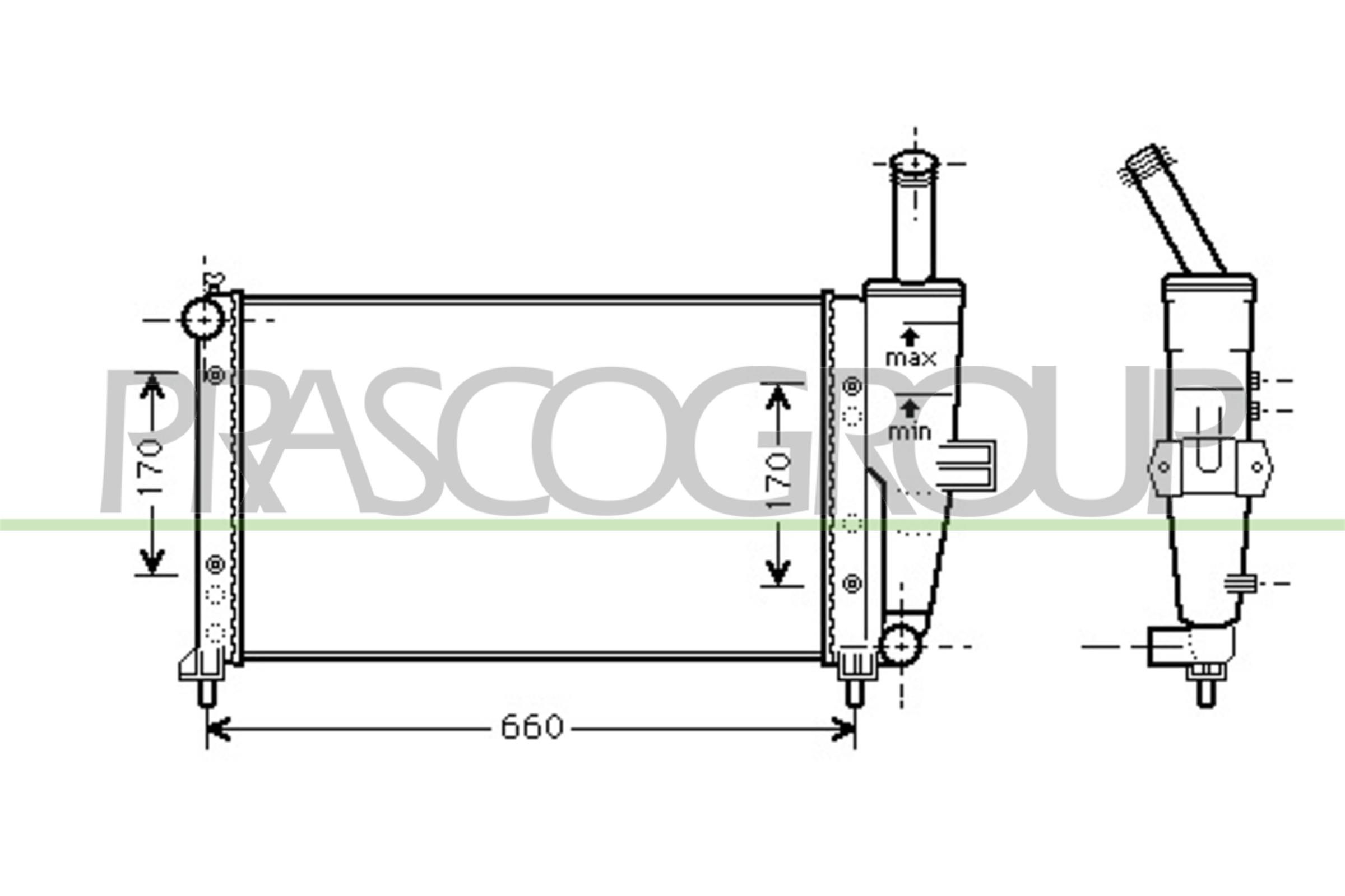 PRASCO FT133R002 Radiatore,...