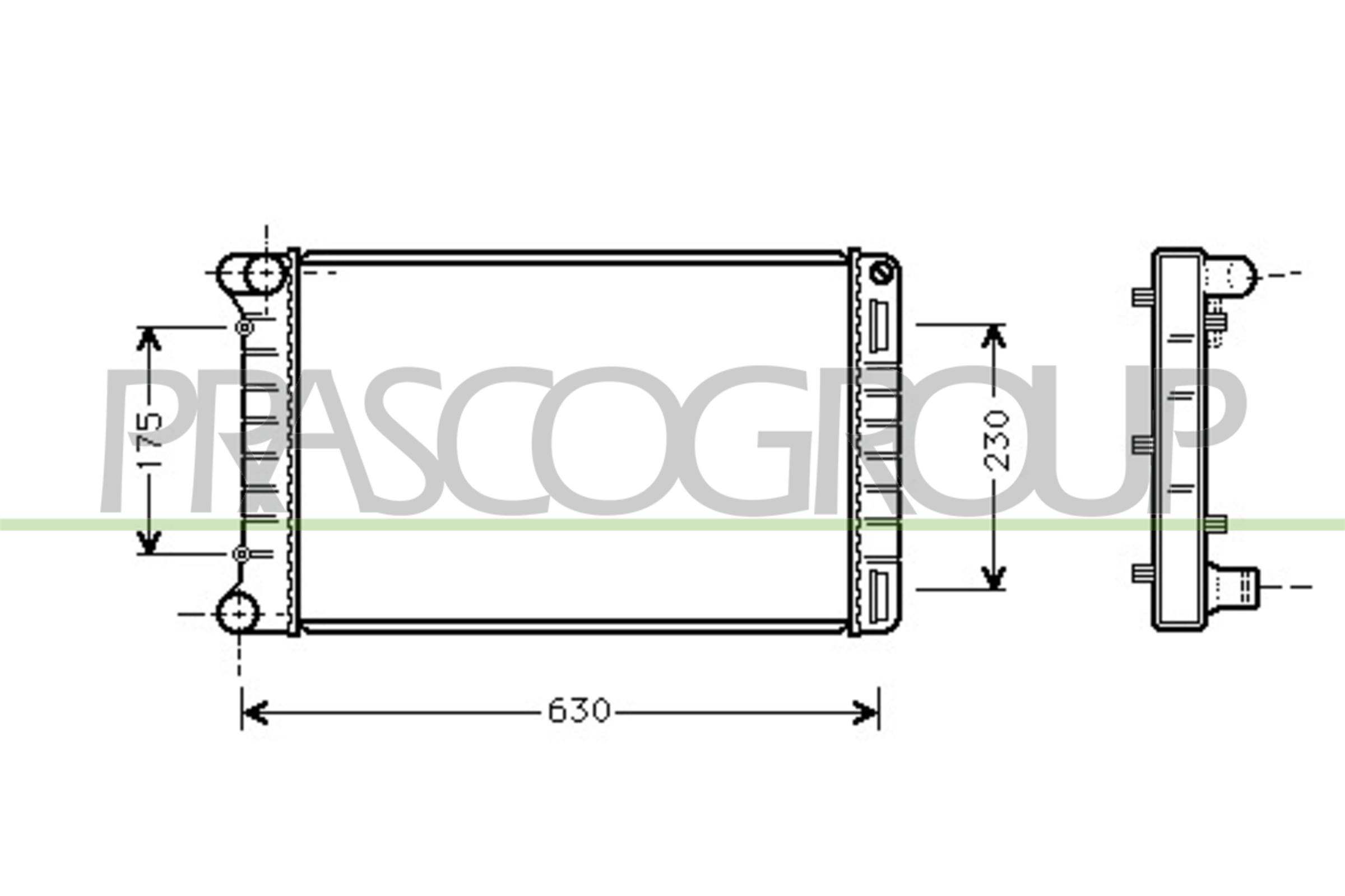 PRASCO FT133R003 Radiatore,...
