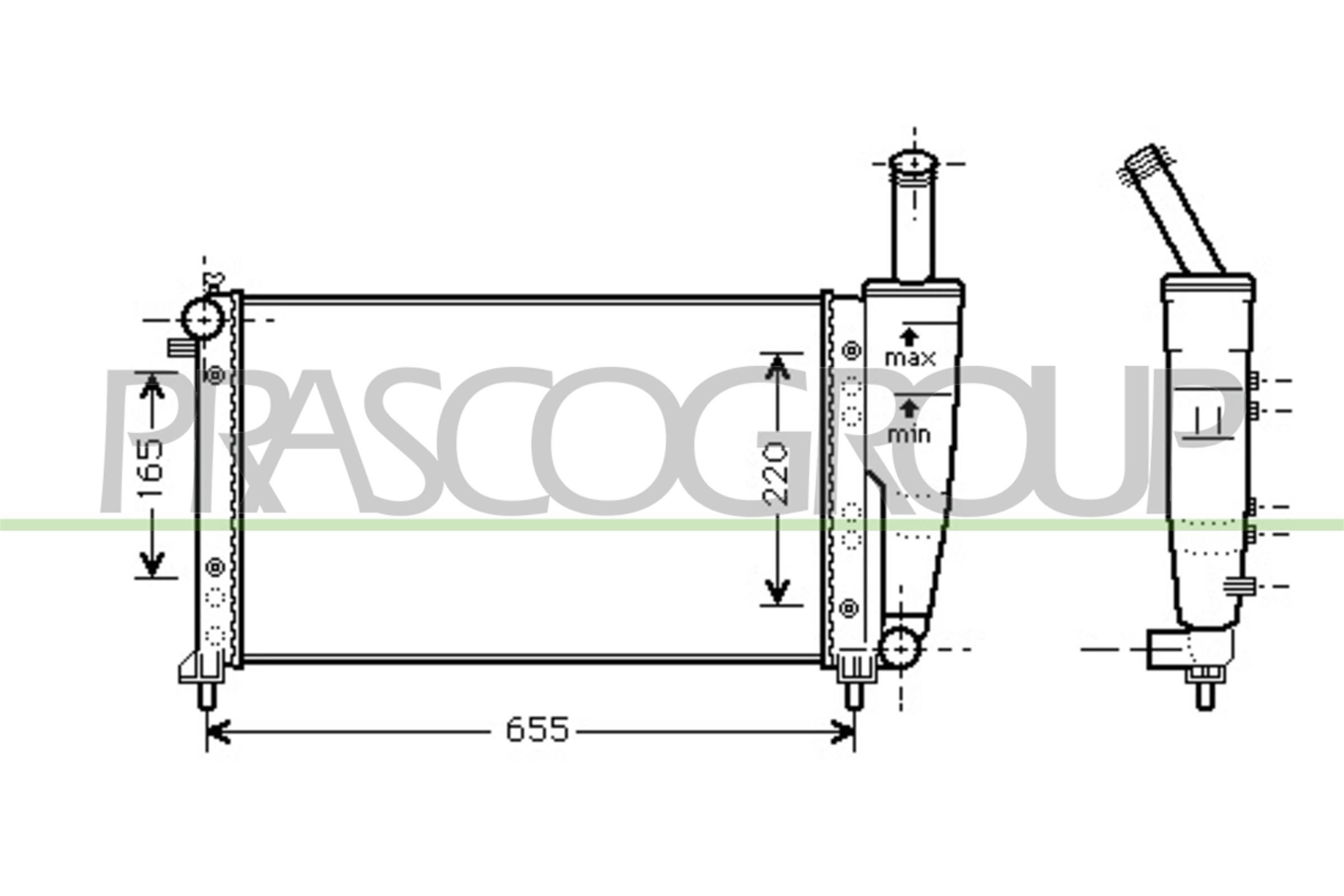 PRASCO FT133R006 Radiatore,...