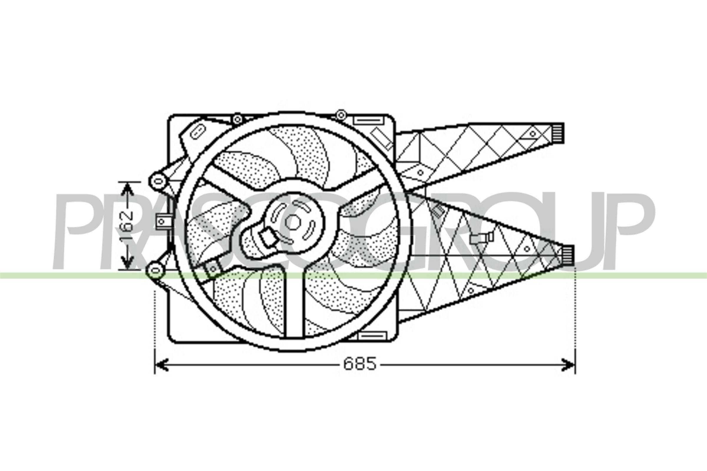 PRASCO FT342F009 Ventola,...