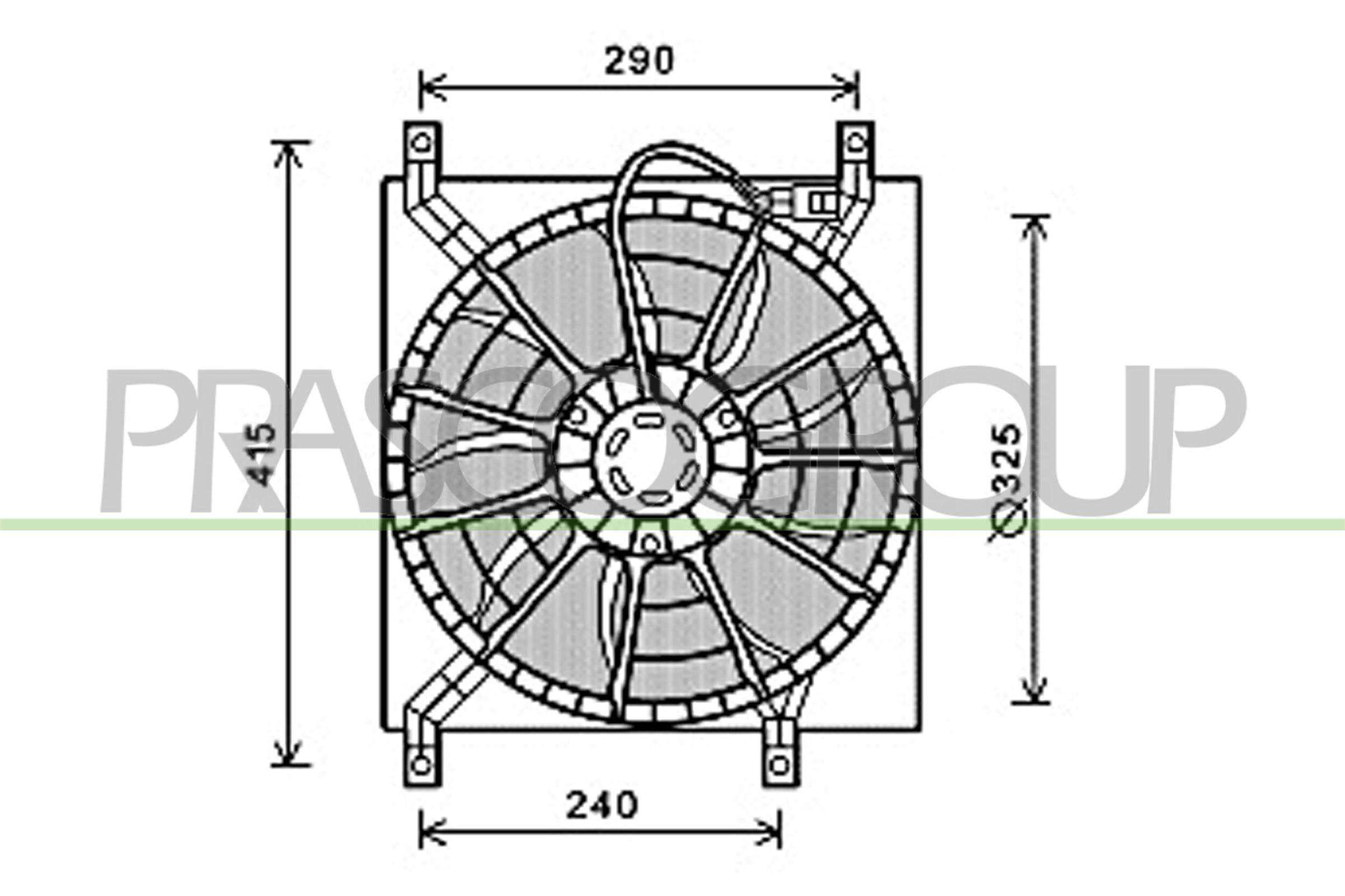 PRASCO FT360F001 Ventola,...