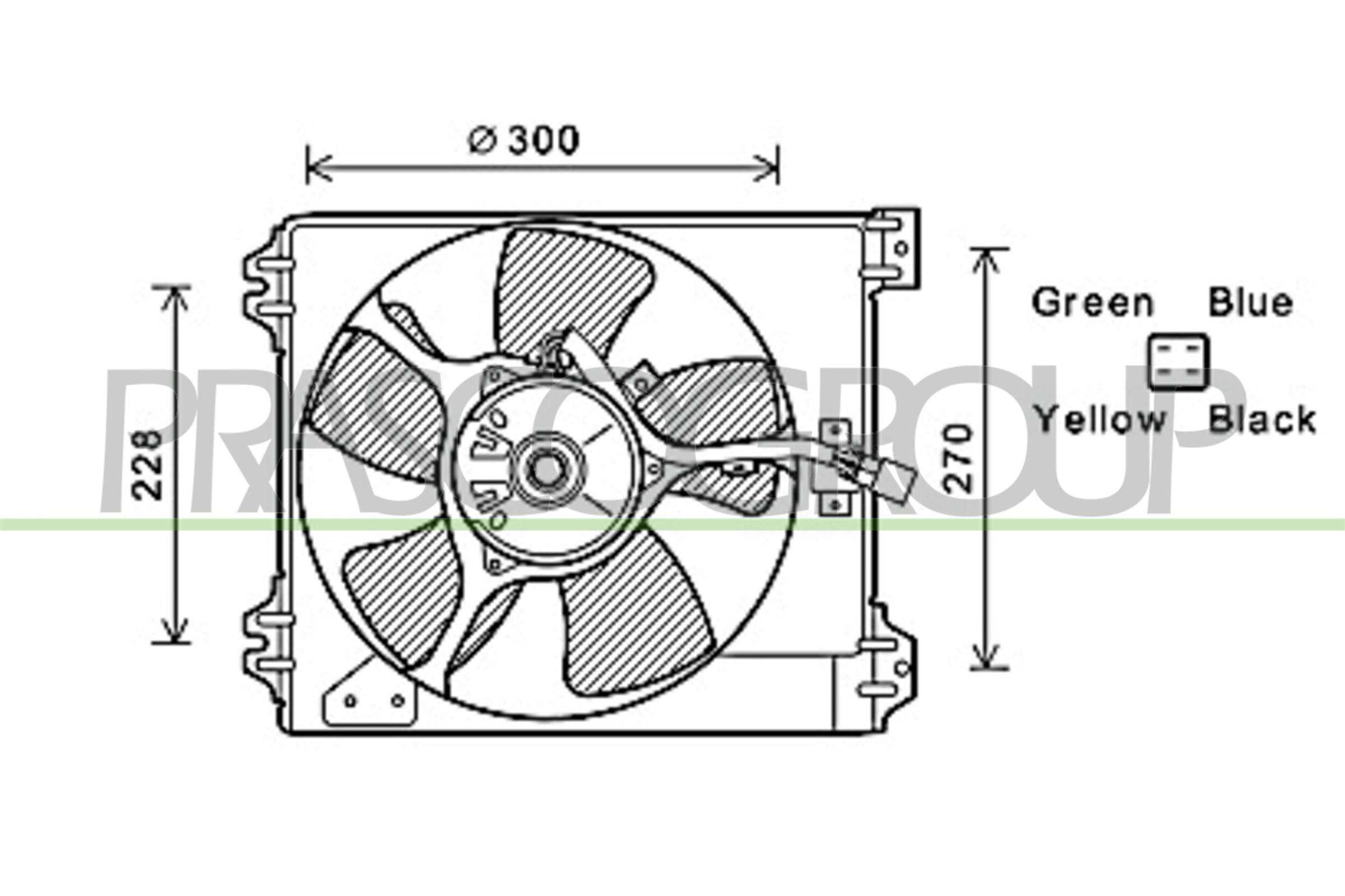 PRASCO FT360F003 Ventola,...