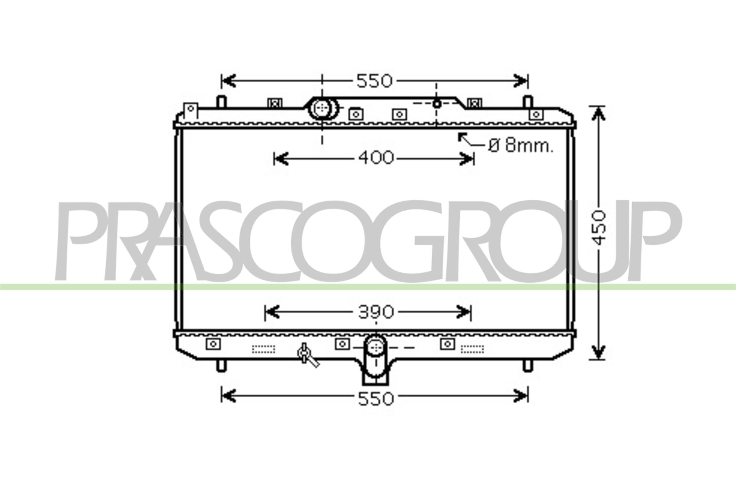 PRASCO FT360R002 Radiatore,...