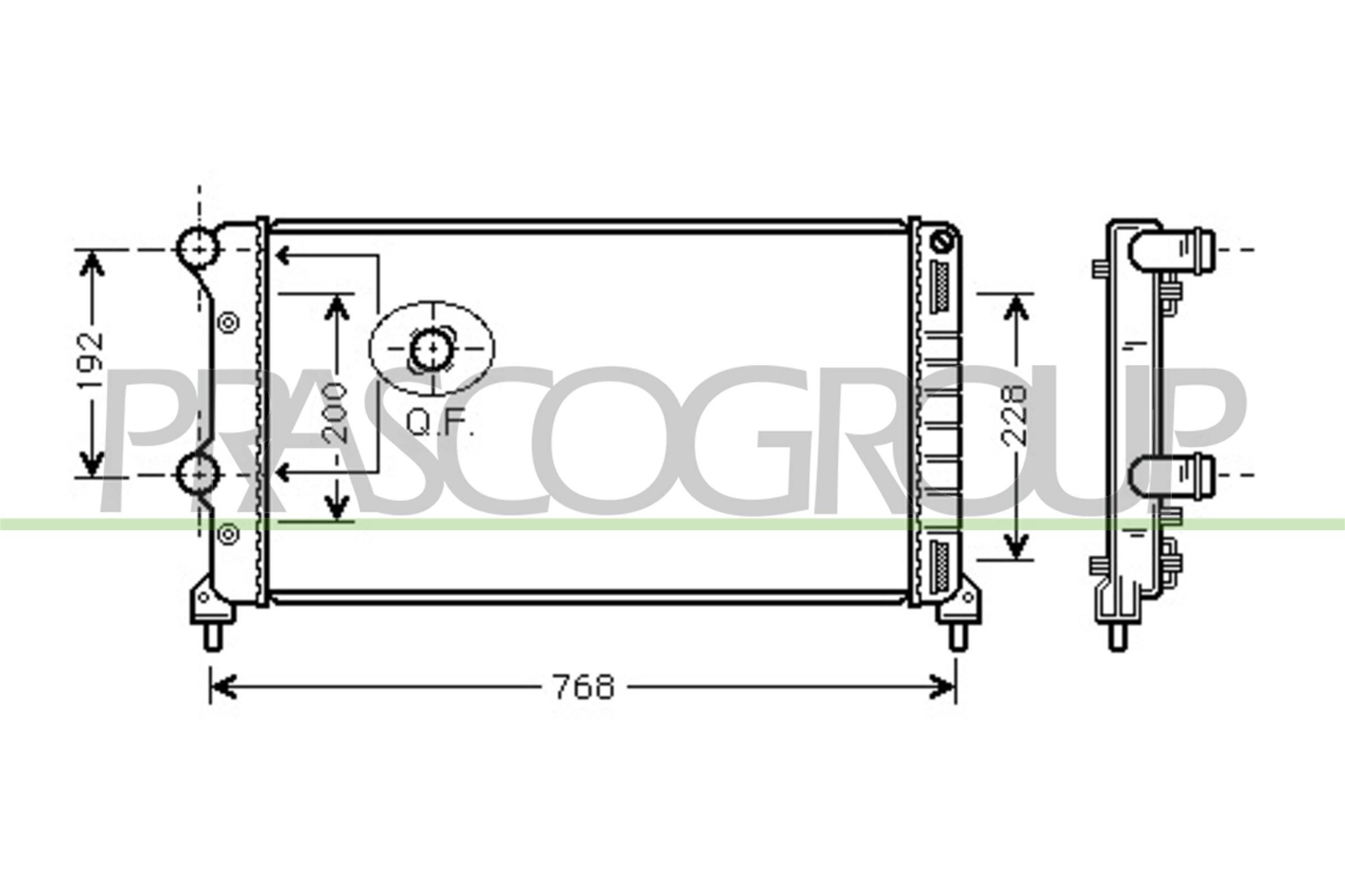 PRASCO FT908R001 Radiatore,...