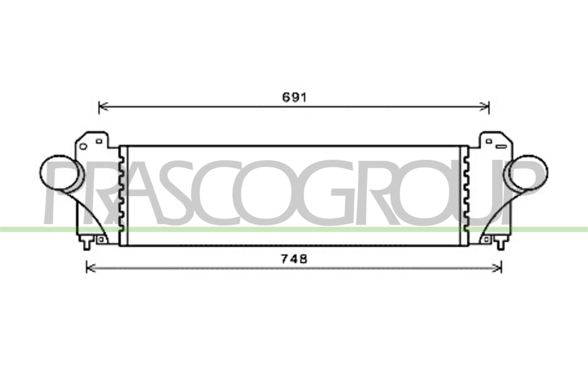PRASCO FT929N001 Intercooler
